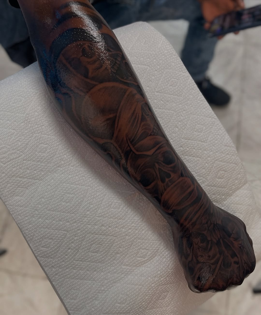 Tattoo by @inkstar — realism, black_and_grey