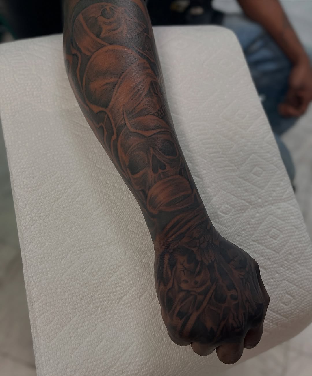 Tattoo by @inkstar — black_and_grey, realism