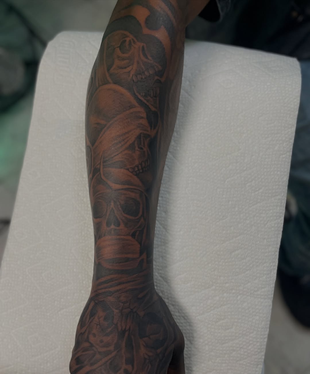 Tattoo by @inkstar — realism, black_and_grey