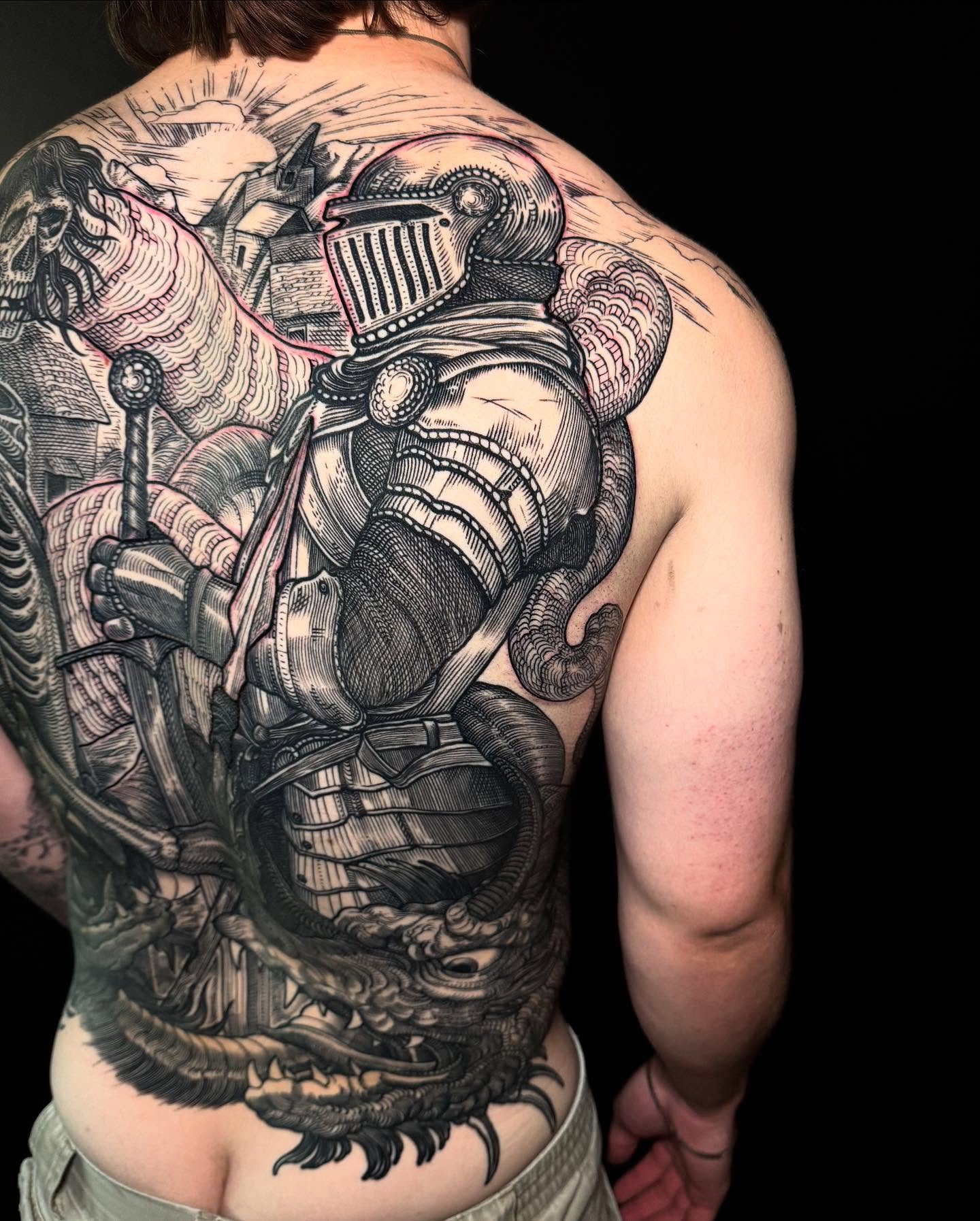 Tattoo by @tattoosbylandon — american_traditional, black_and_grey