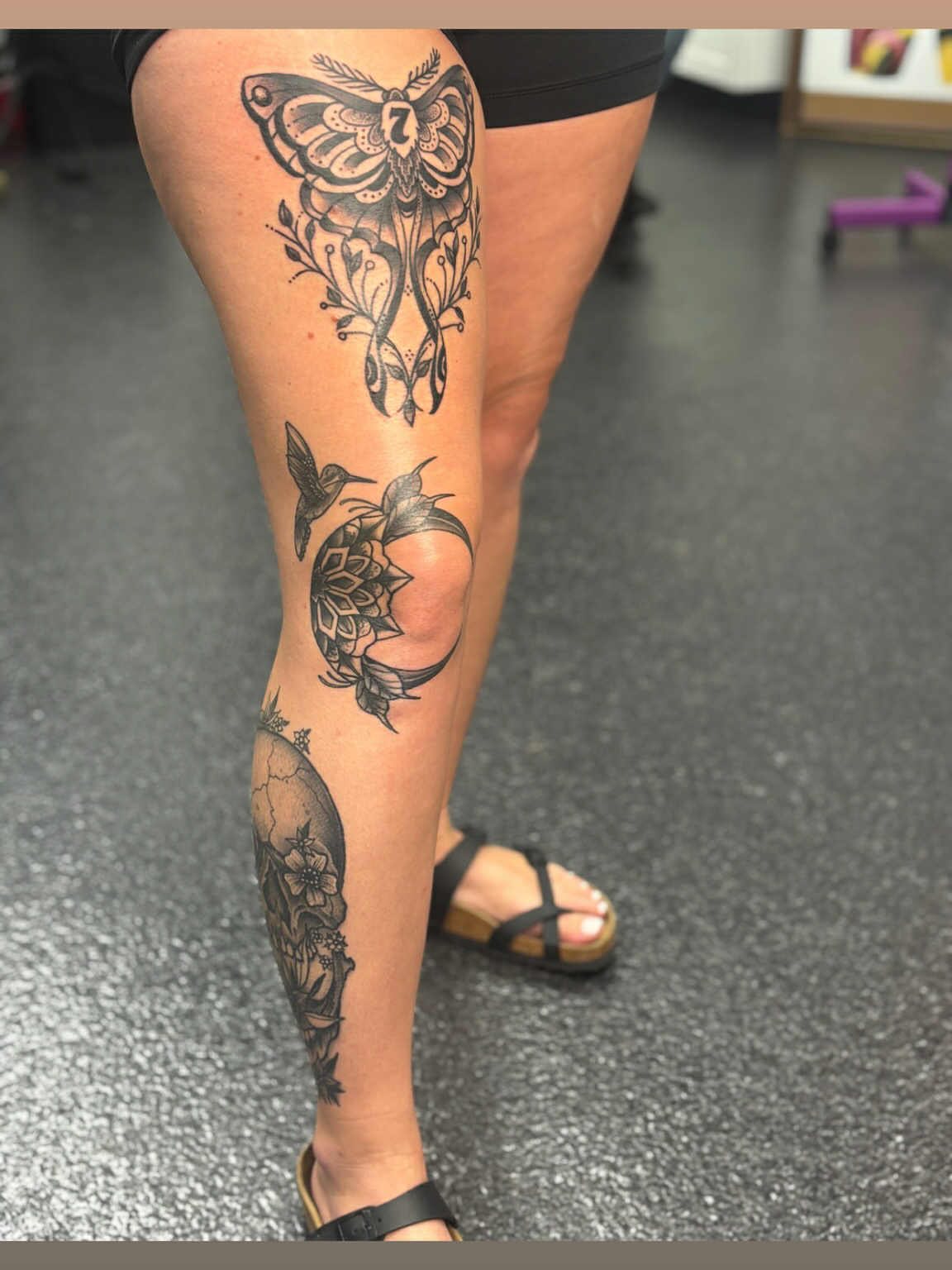 Tattoo by @seanhollandtat2 — black_and_grey