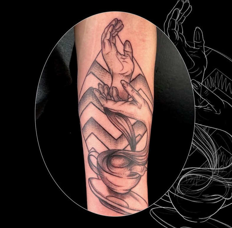 Tattoo by @monstermishtattoos — black_and_grey, realism