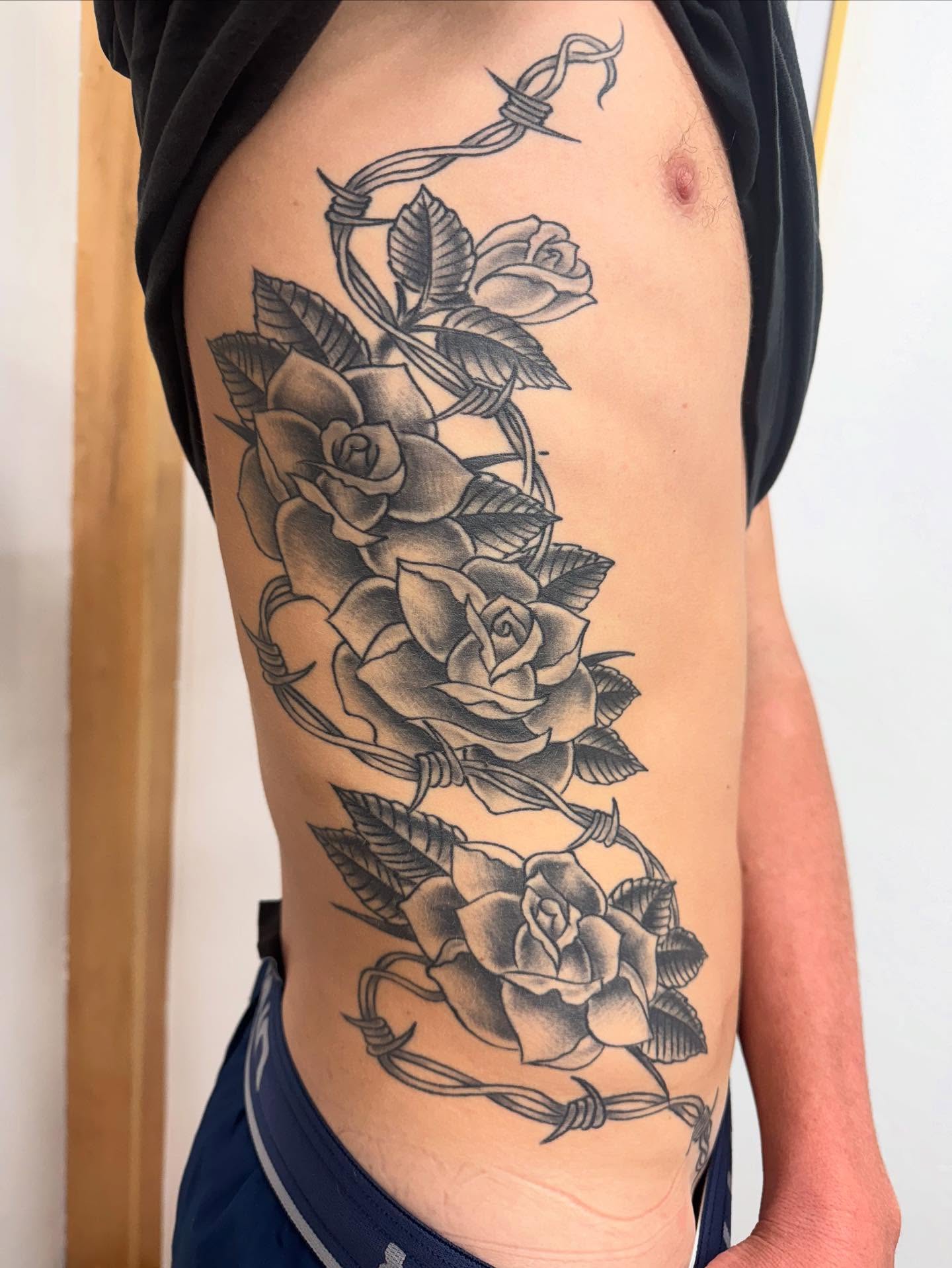 Tattoo by @markgalvan — black_and_grey