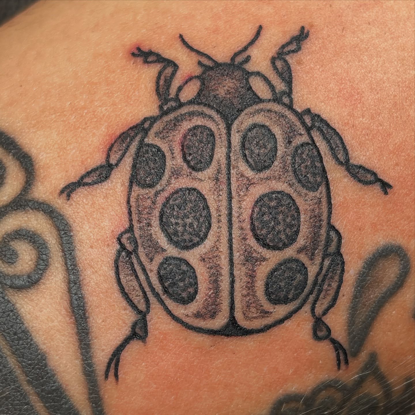 Tattoo by @corylarge — dotwork