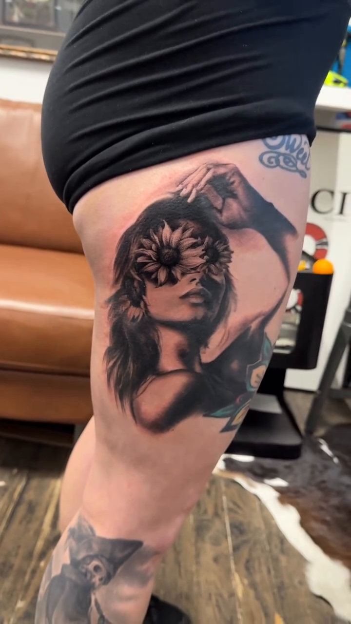 Tattoo by @tattoosbyjk — black_and_grey, realism
