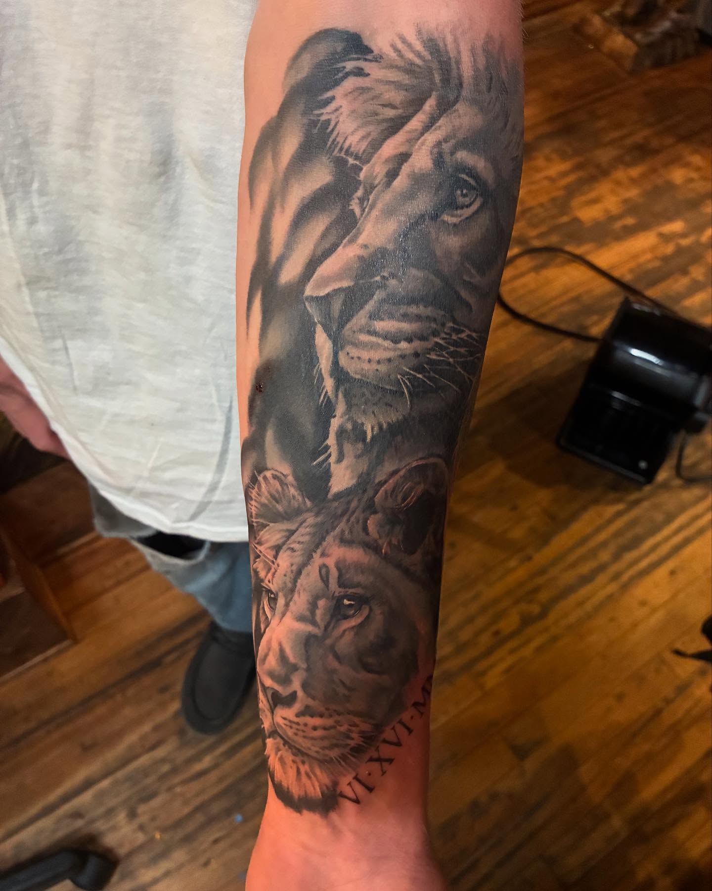 Tattoo by @jakeslayskrakens β realism, black_and_grey
