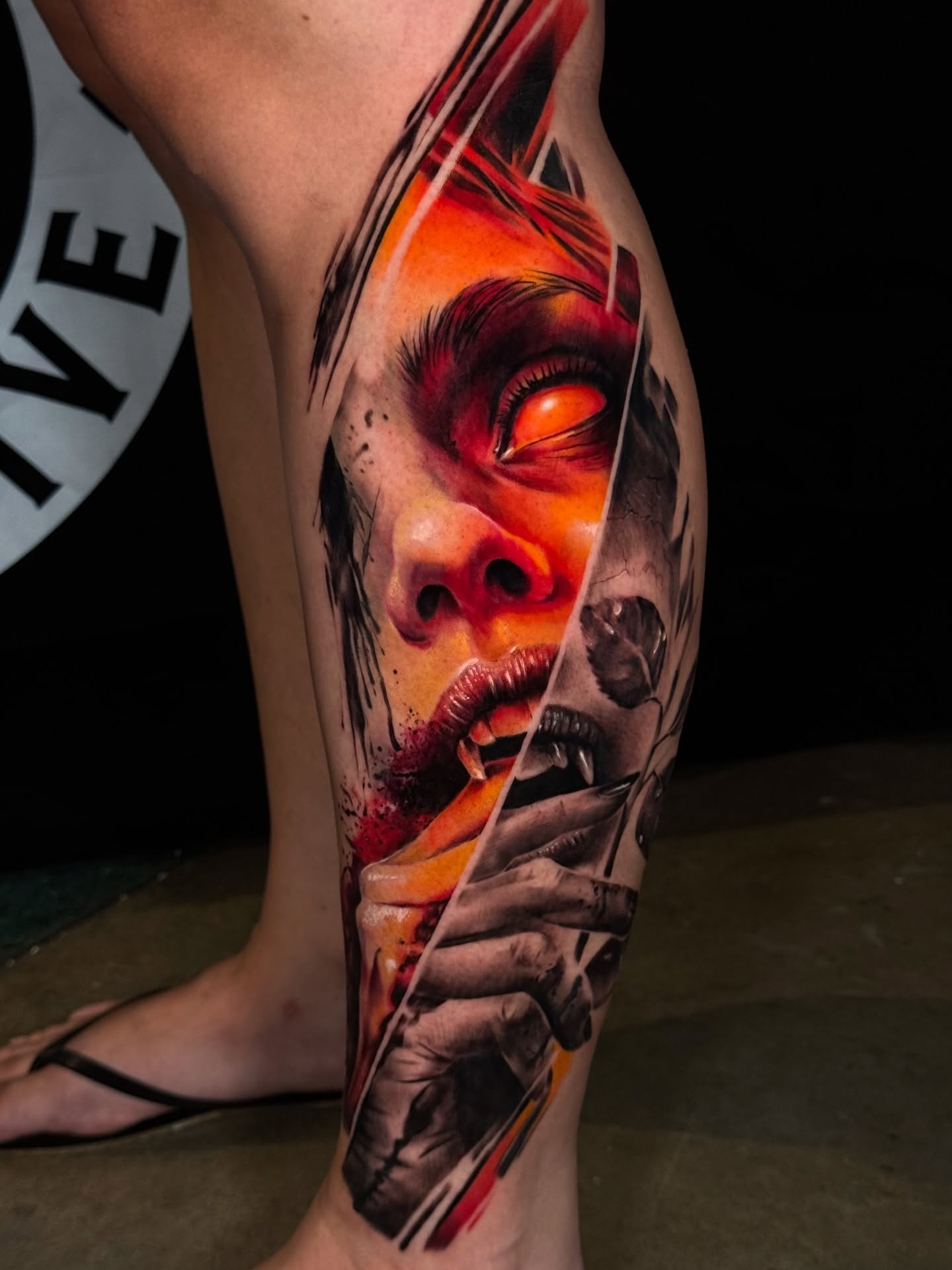 Tattoo by @molinatattoo — realism, dark_realism