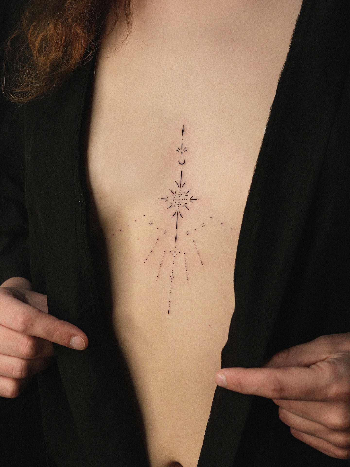 Tattoo by @orma_tattoo — dotwork, geometric