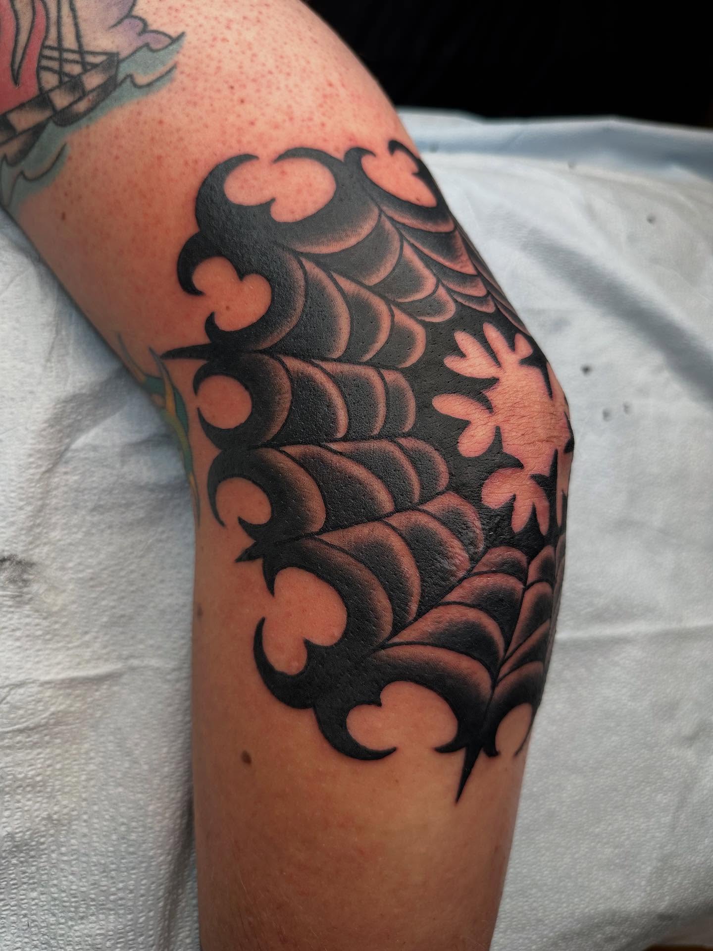 Tattoo by @gnome_an — black_and_grey