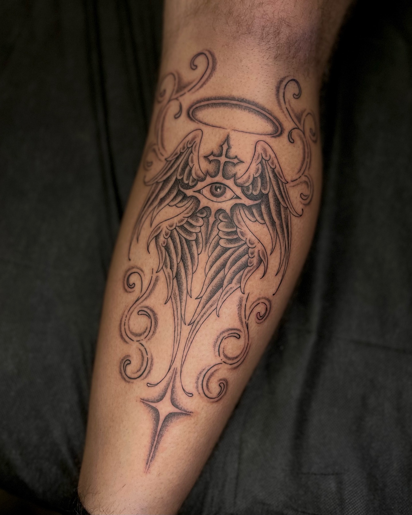 Tattoo by @jakeryantats — black_and_grey