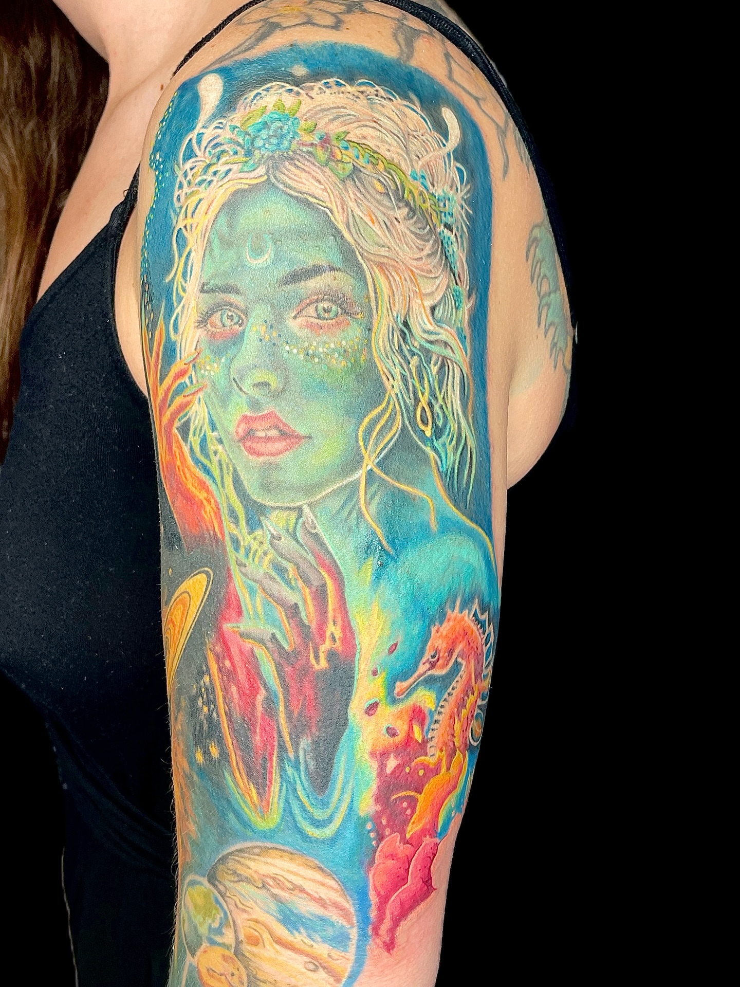Tattoo by @kelciekoolaid โ illustrative, surrealism