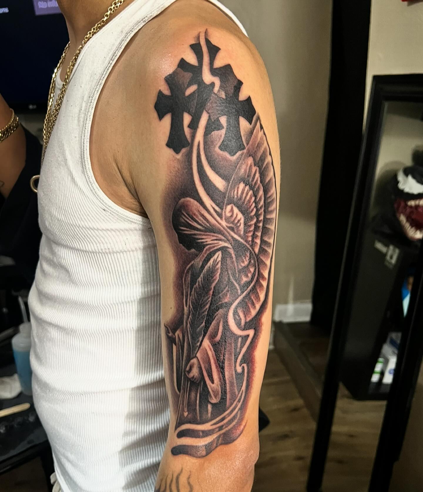 Tattoo by @jay723 — realism, dark_realism