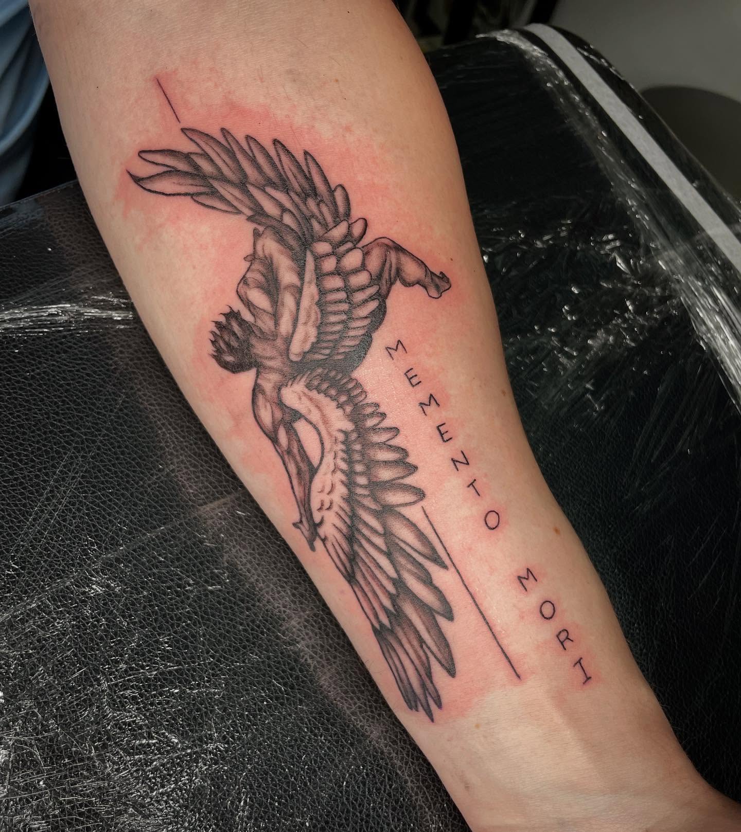 Tattoo by @inkedbyharlow โ black_and_grey