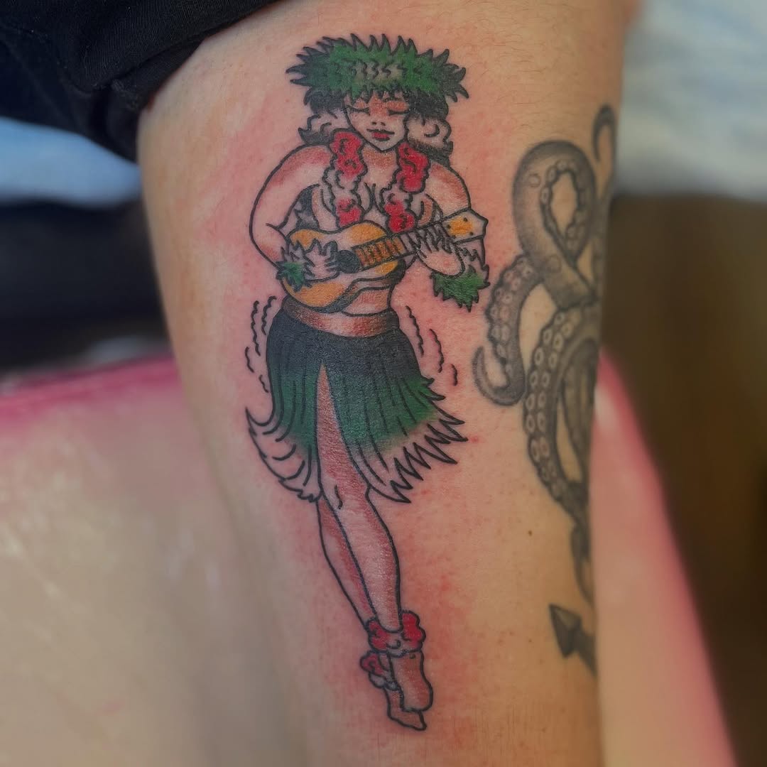 Tattoo by @lilacmourningink — american_traditional