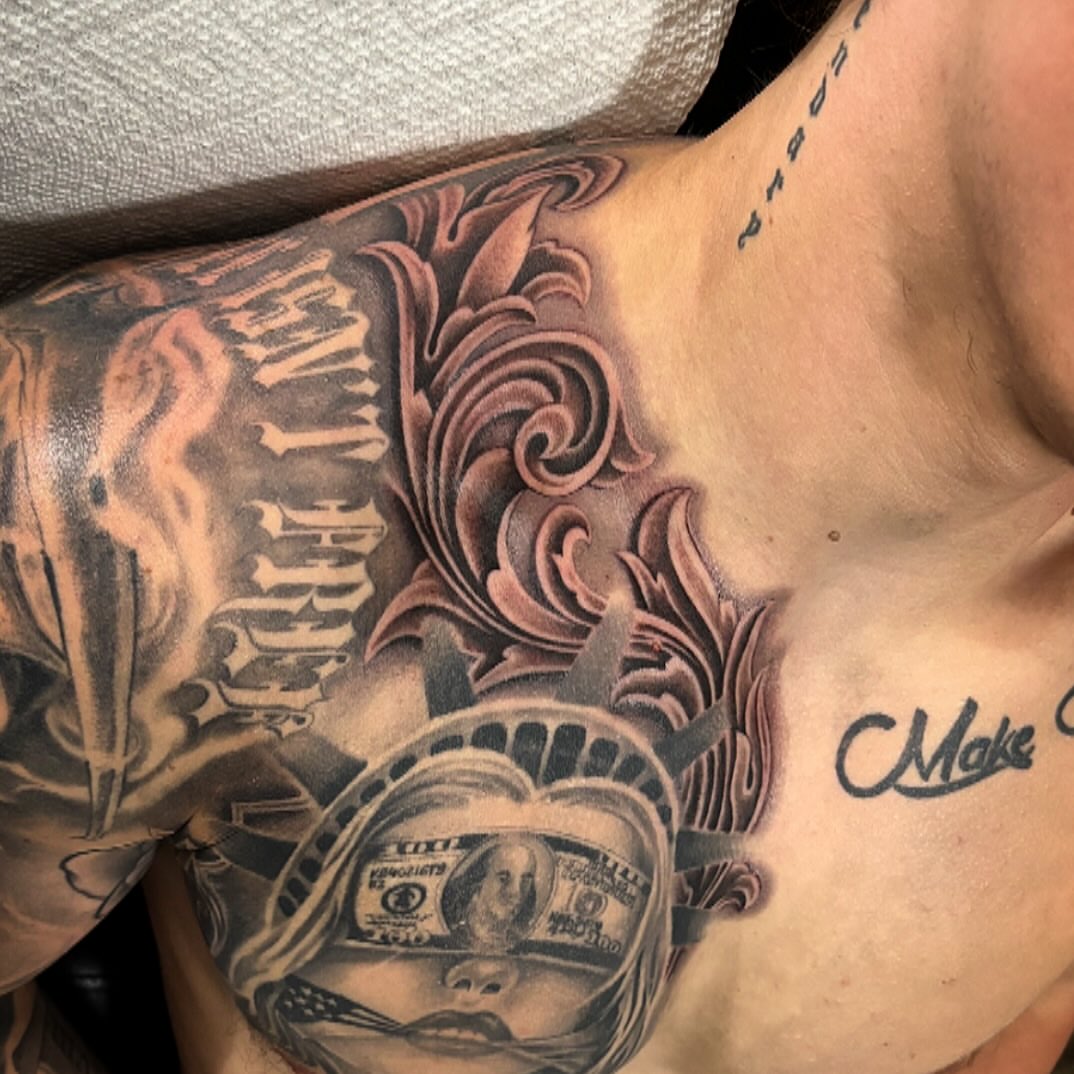 Tattoo by @jay723 — american_traditional, black_and_grey