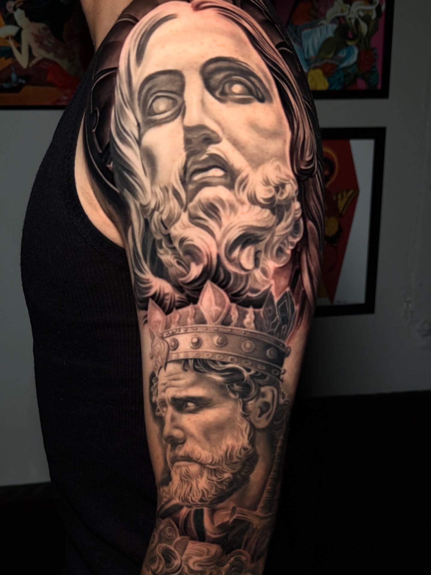 Tattoo by @tattoosbysergiomendez — realism, black_and_grey