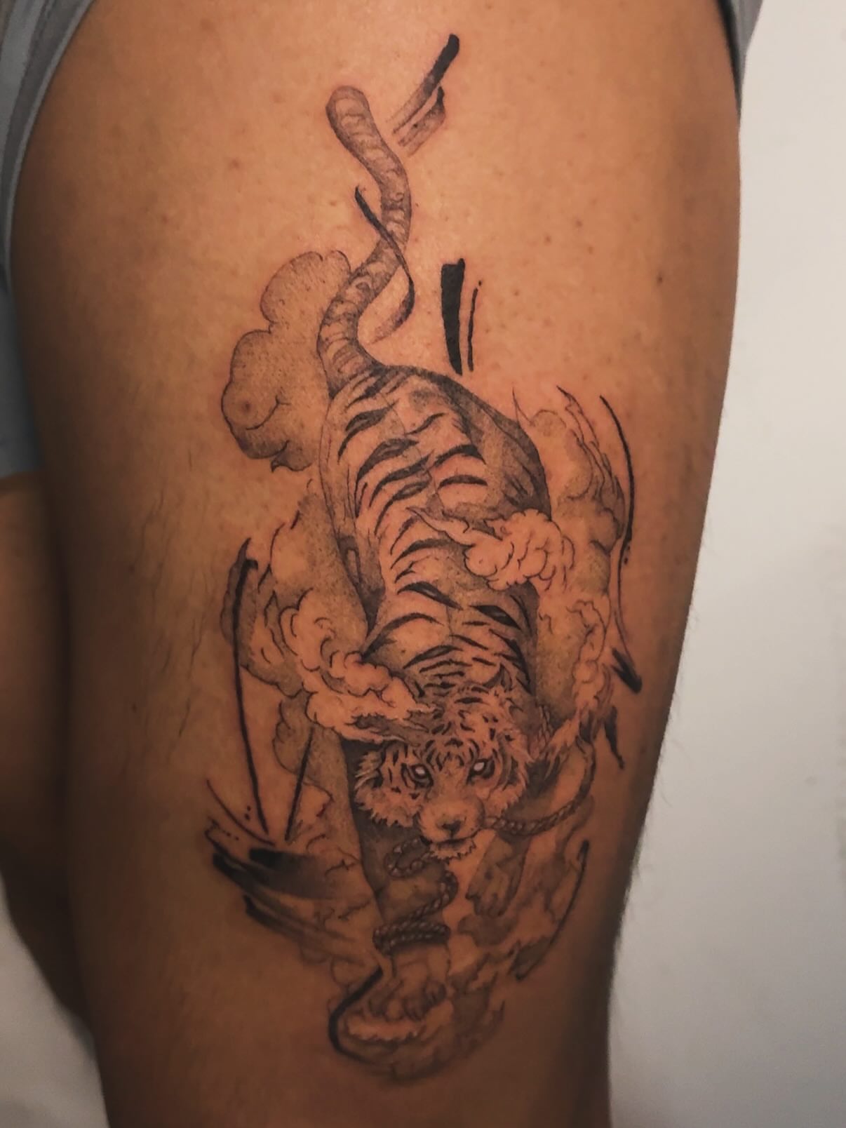 Tattoo by @mgm.tatz — black_and_grey