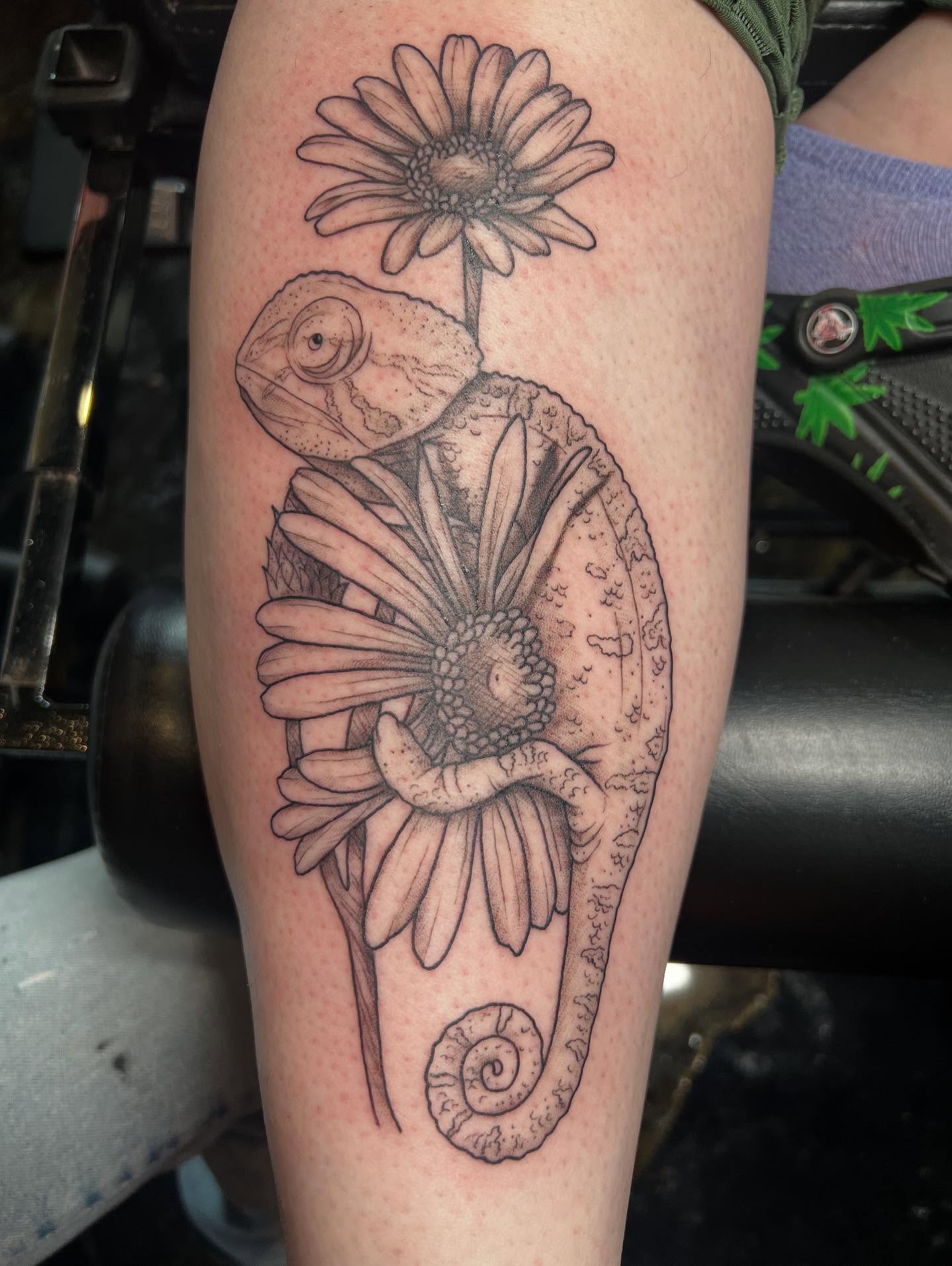 Tattoo by @kp_inktattoos_ — black_and_grey, realism