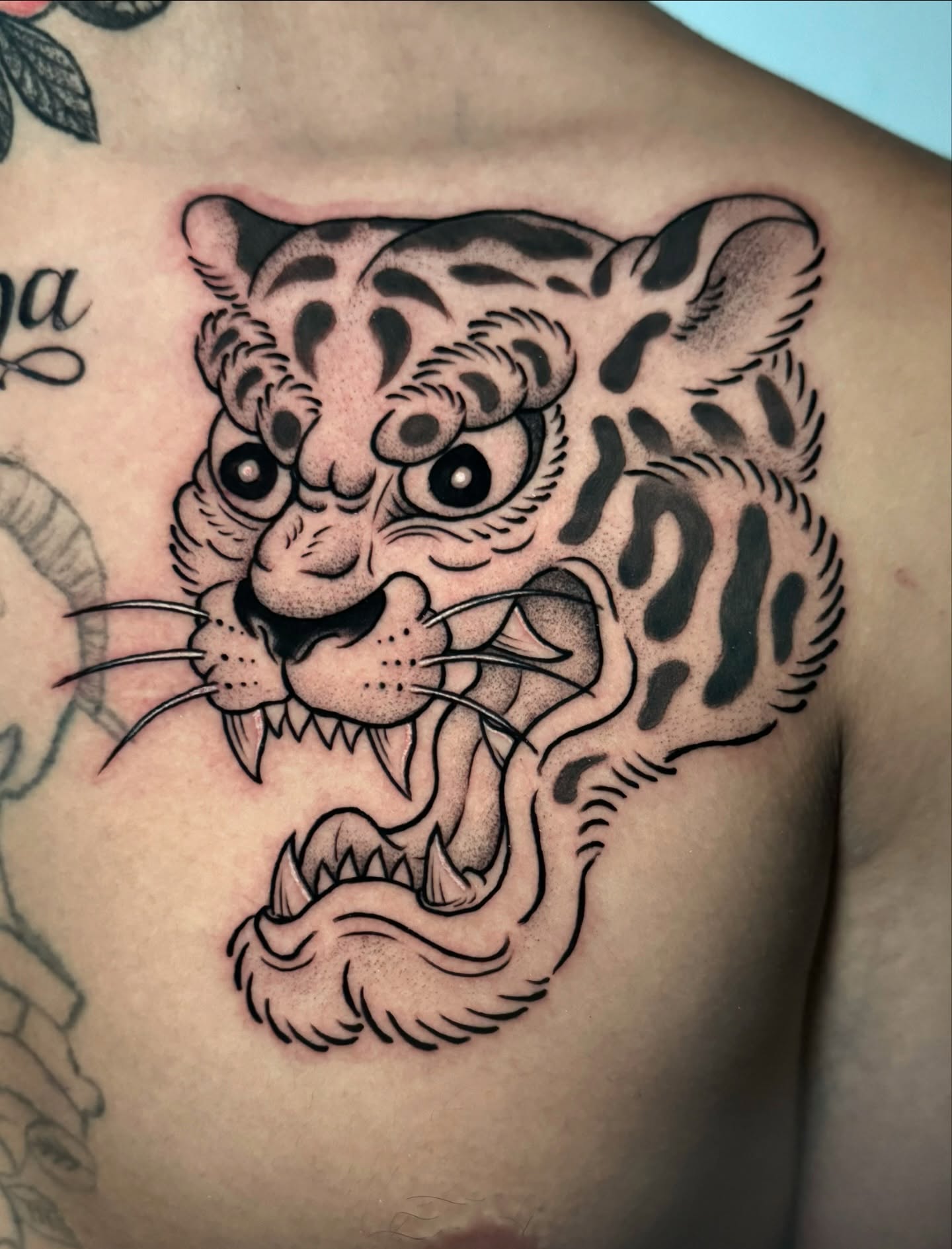 Tattoo by @soppa_tattoo — dotwork