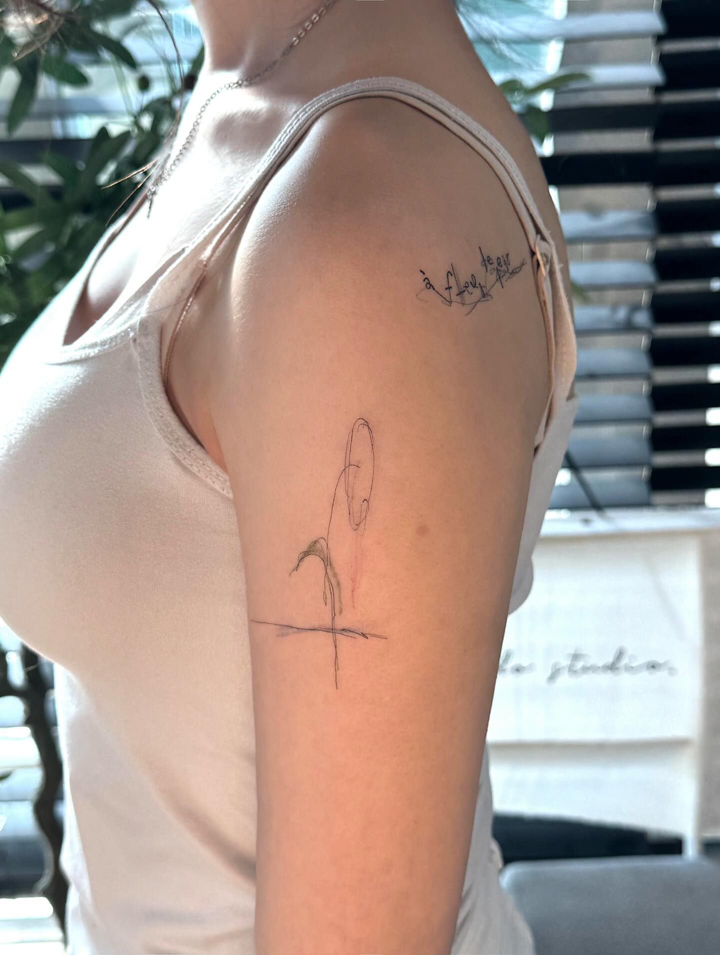 Tattoo by @_home_tattoo β minimalist, fine_line