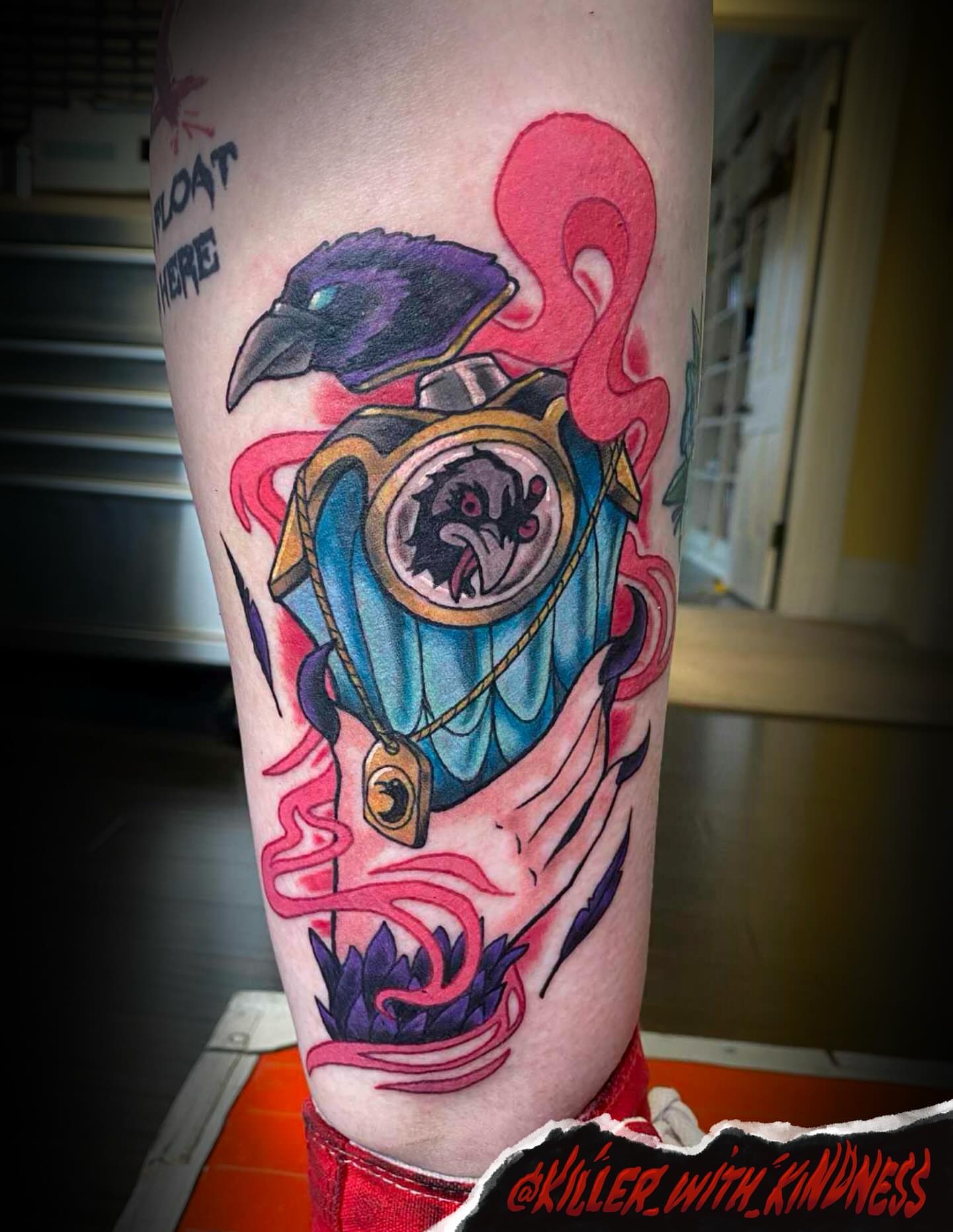 Tattoo by @killer_with_kindness — american_traditional, dotwork