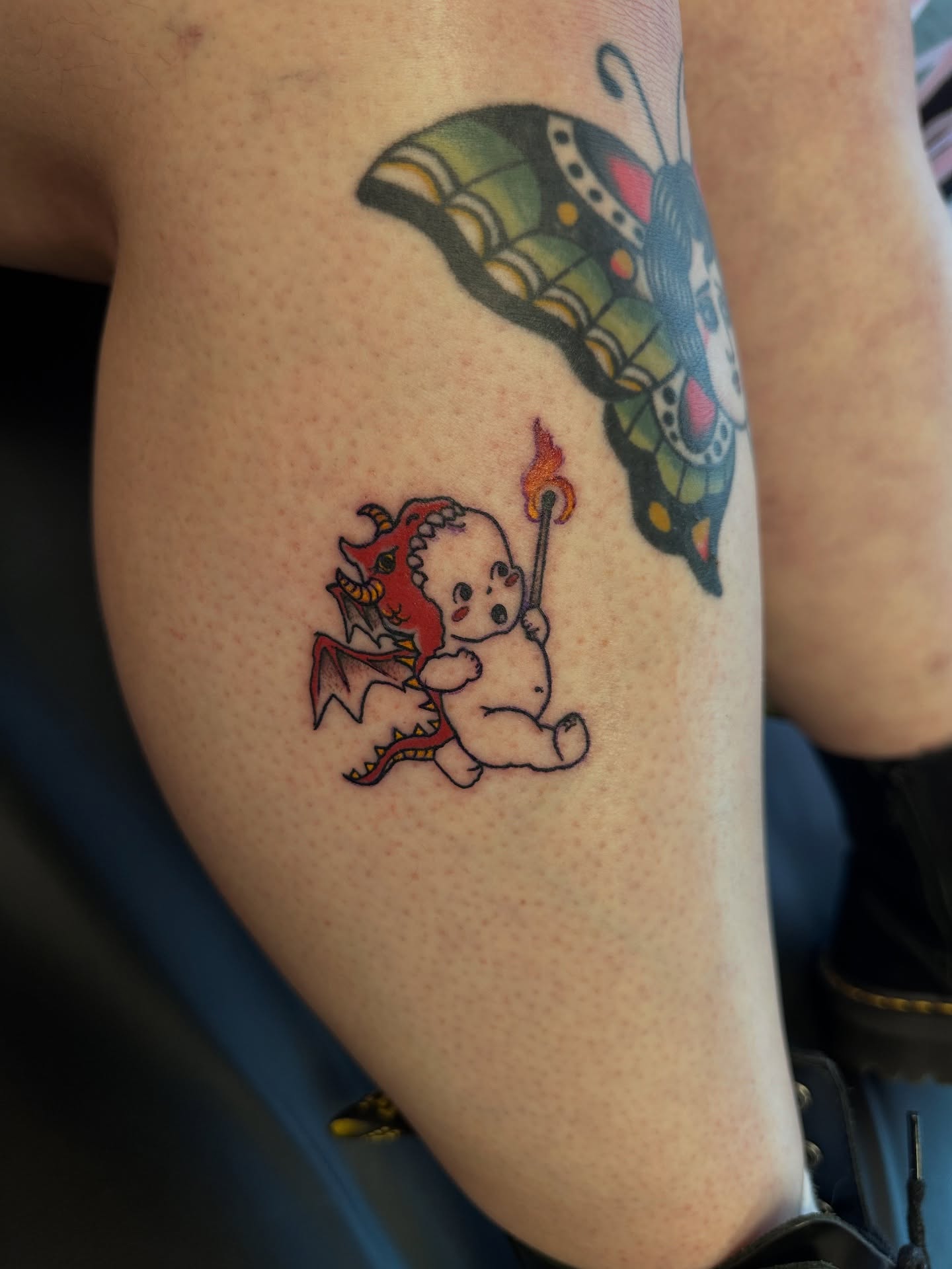 Tattoo by @ryantedduarte_tattoos — american_traditional, dotwork