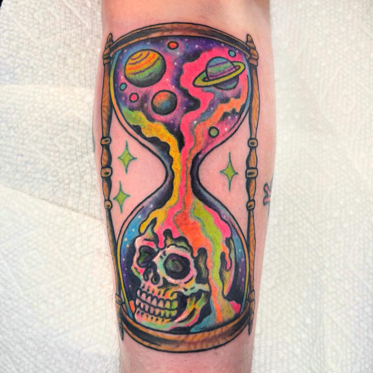 Tattoo by @randyconnertattoo — new_school, surrealism