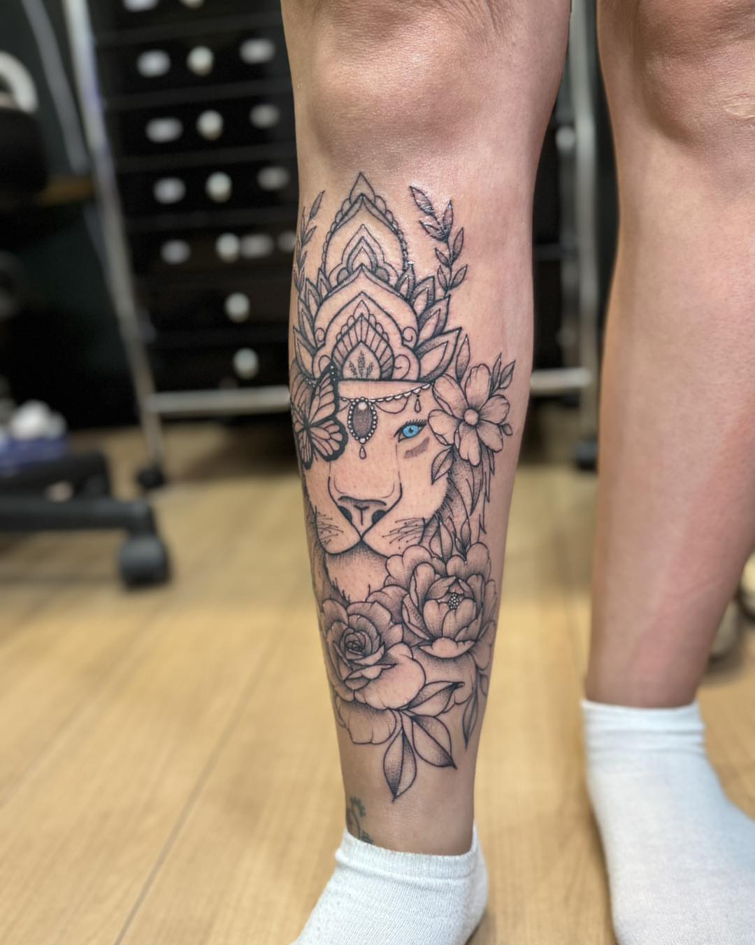 Tattoo by @gchlo123 — black_and_grey