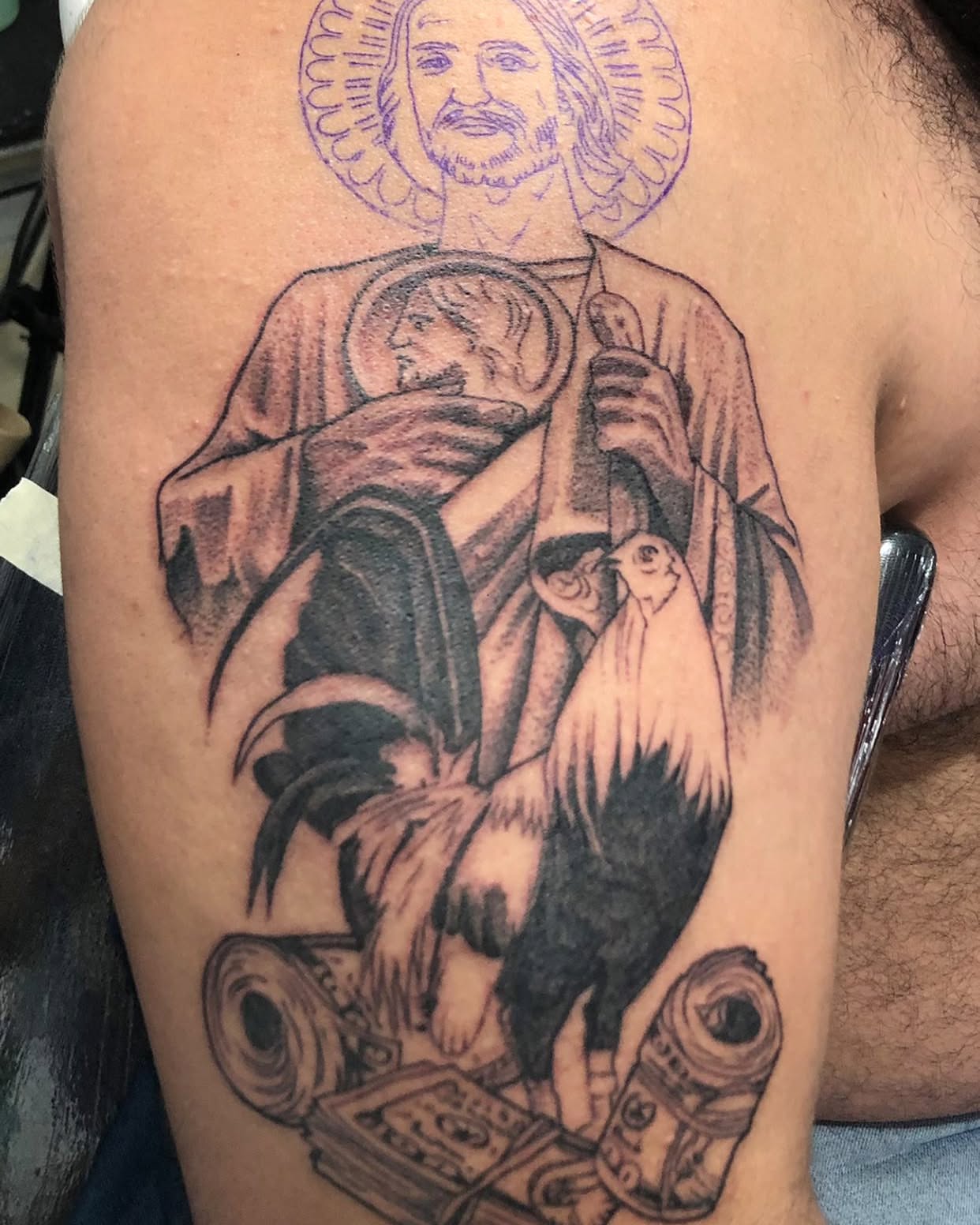Tattoo by @gotha_chiquitraca — black_and_grey