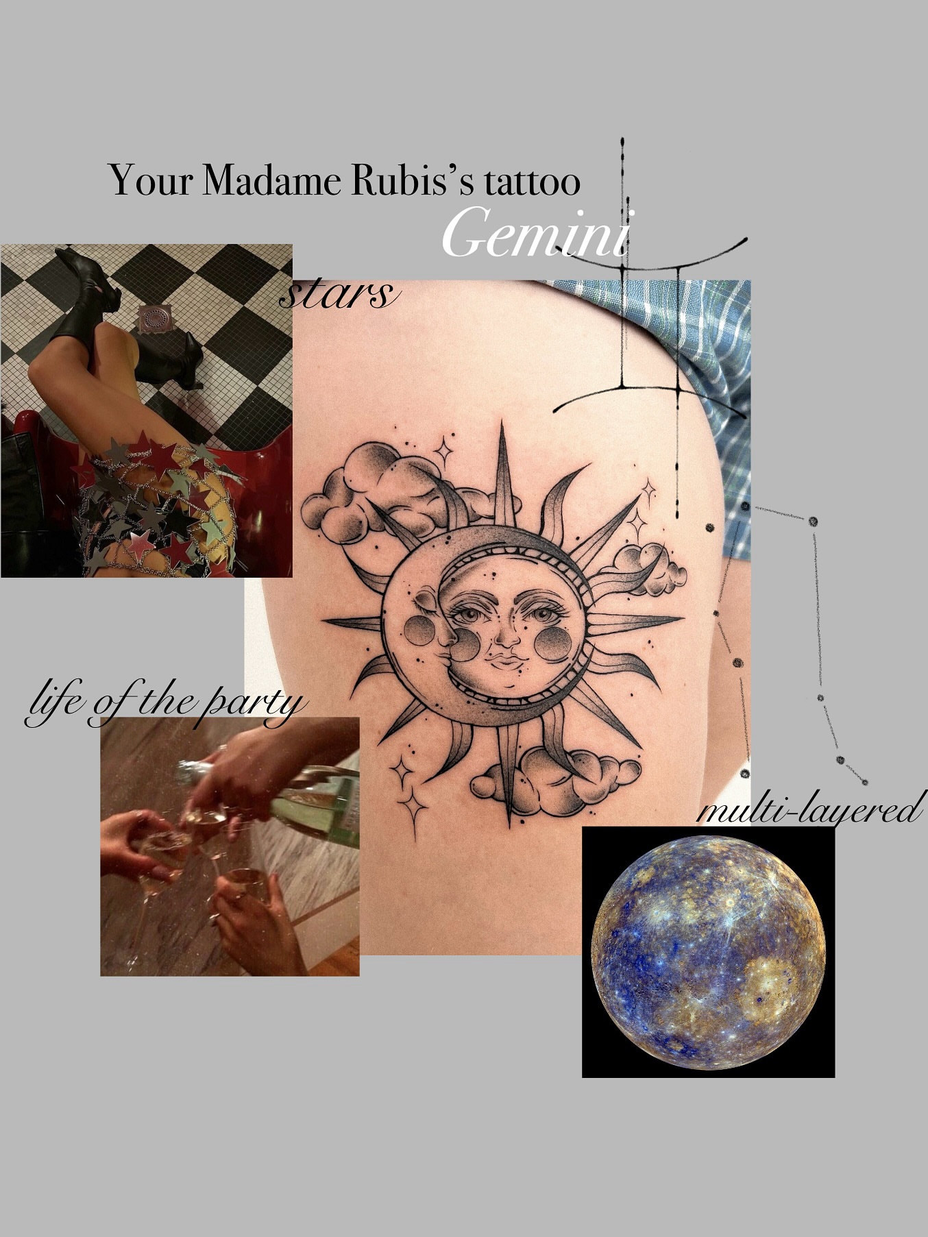 Tattoo by @madamerubis — black_and_grey
