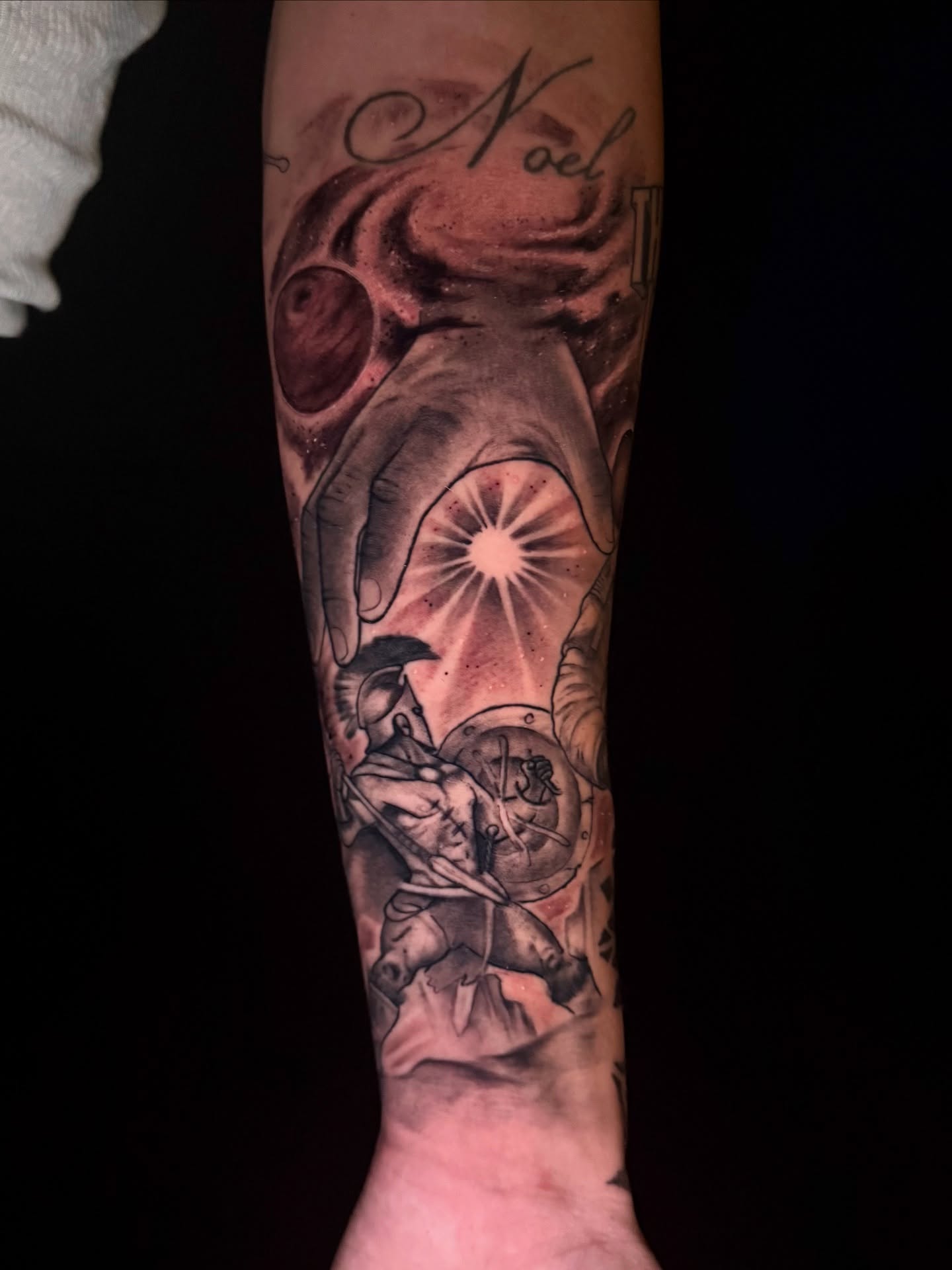 Tattoo by @yoshi.ink — black_and_grey, realism