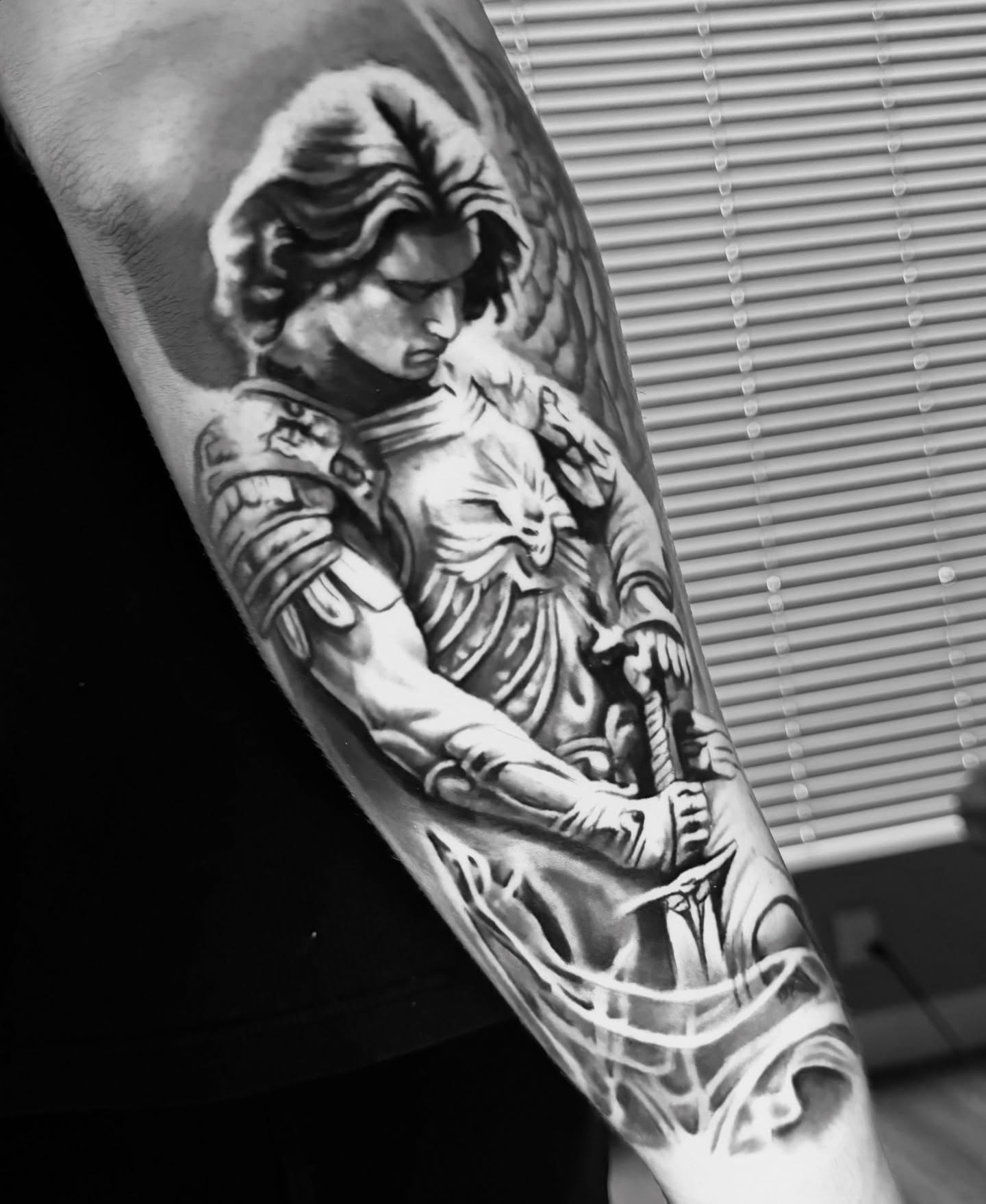 Tattoo by @artbysang — black_and_grey