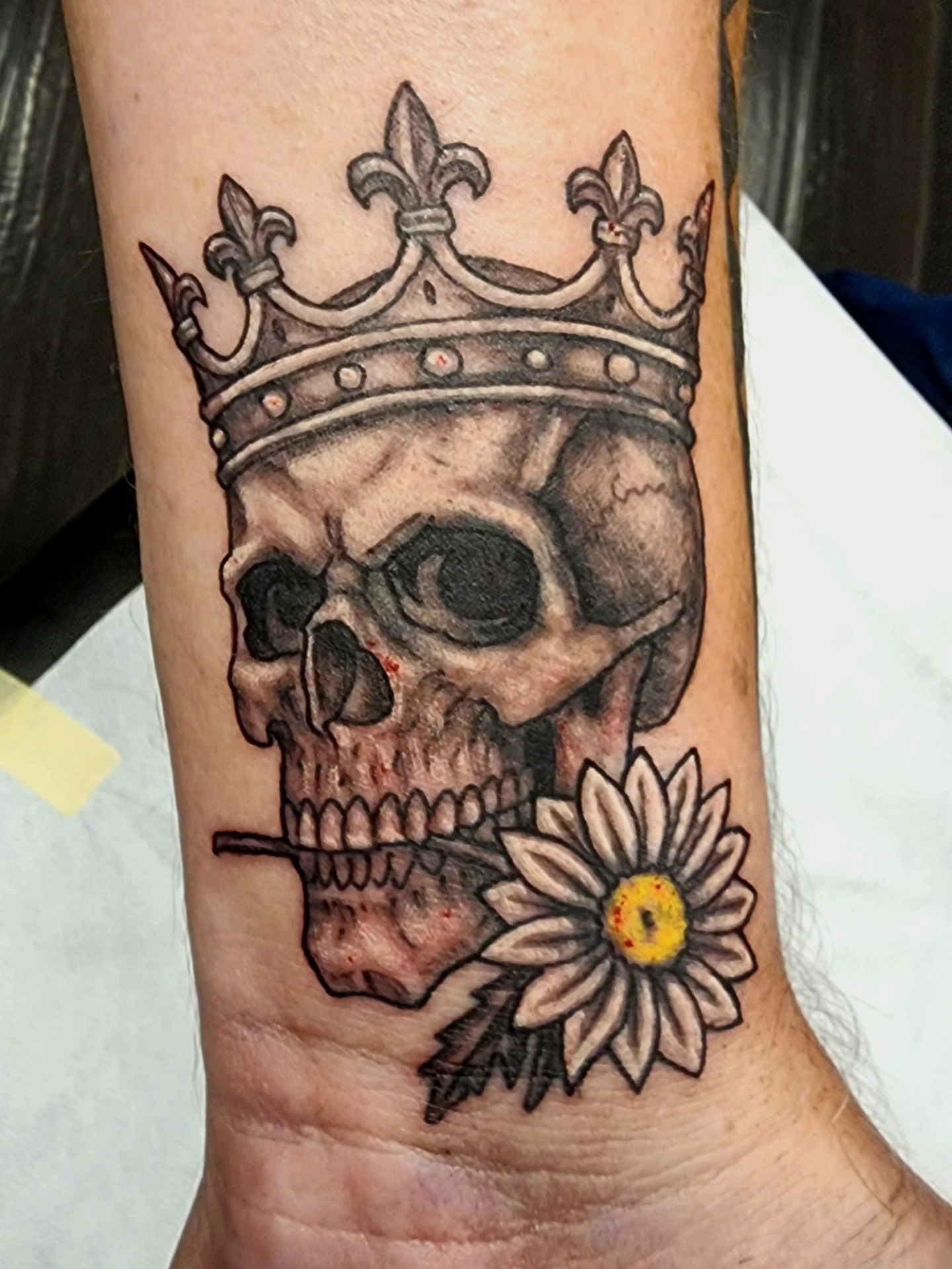 Tattoo by @fricke_tattoo — black_and_grey, realism