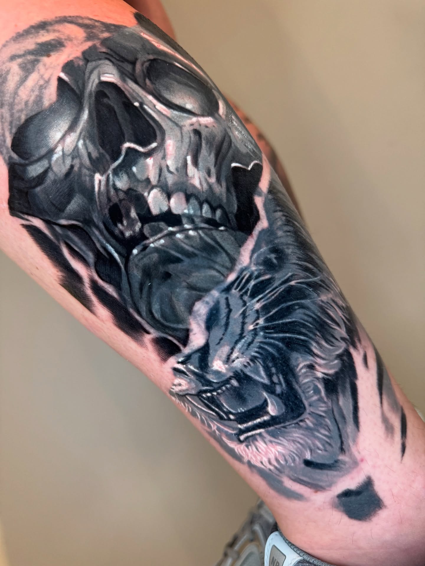 Tattoo by @tattsbyspike — realism, dark_realism