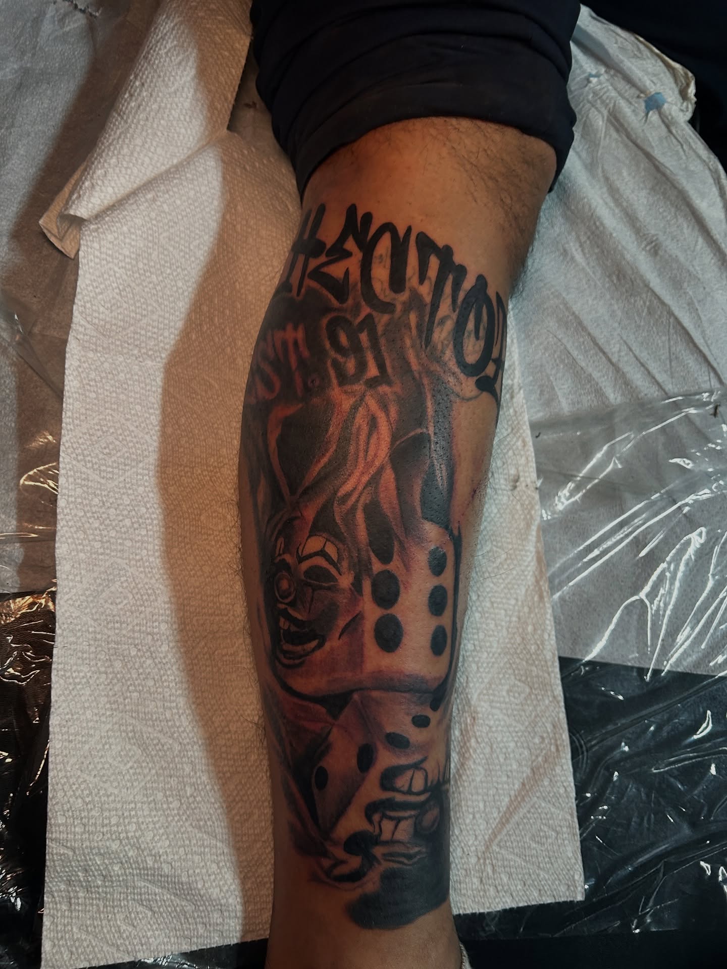 Tattoo by @misfitink β dotwork, anime