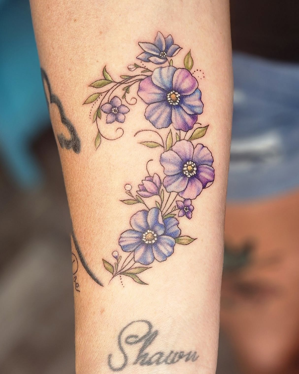 Tattoo by @lil_bunny_bab — dotwork, realism