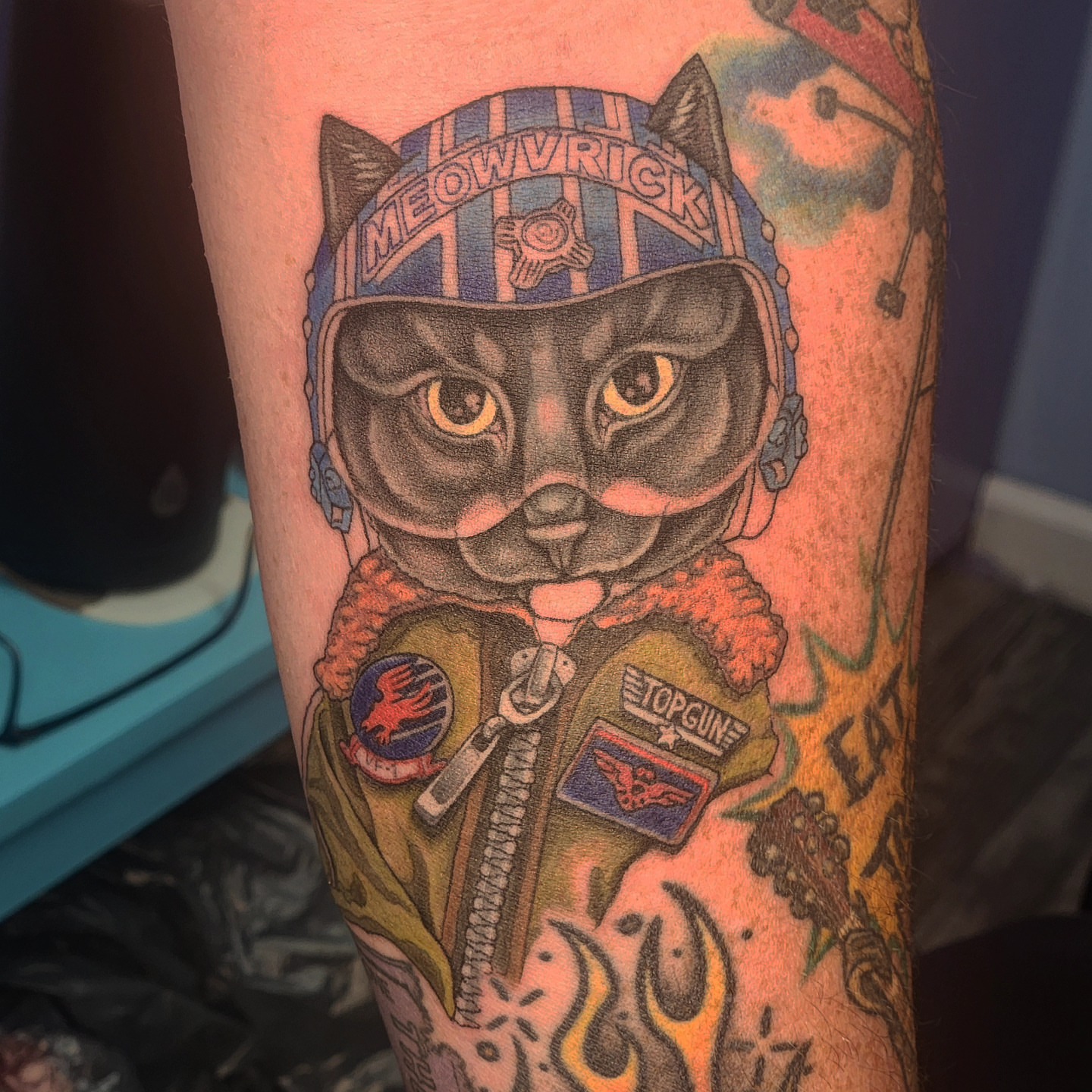 Tattoo by @lil_bunny_bab — american_traditional, realism