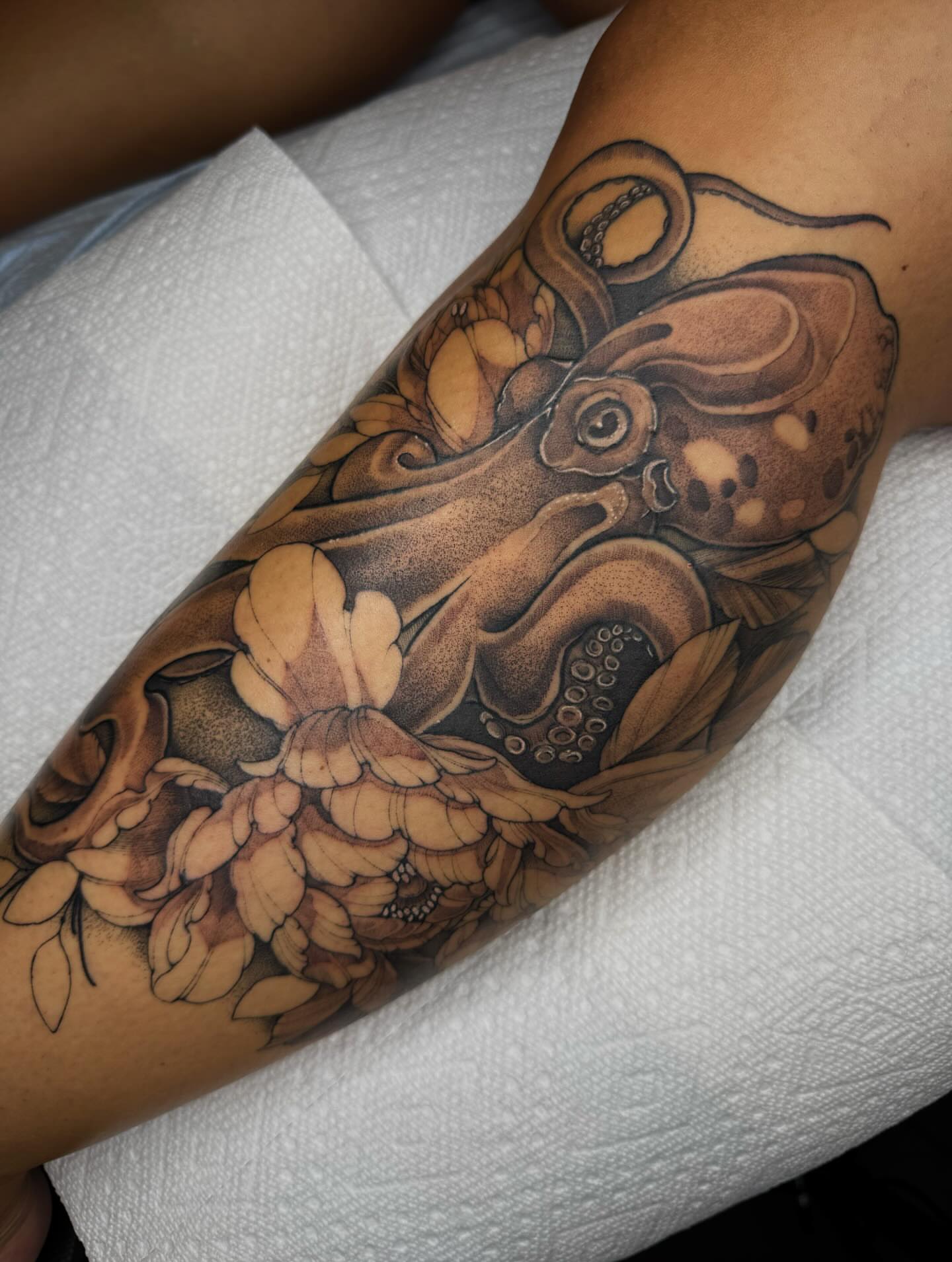 Tattoo by @cattblacktattoo β realism, dotwork