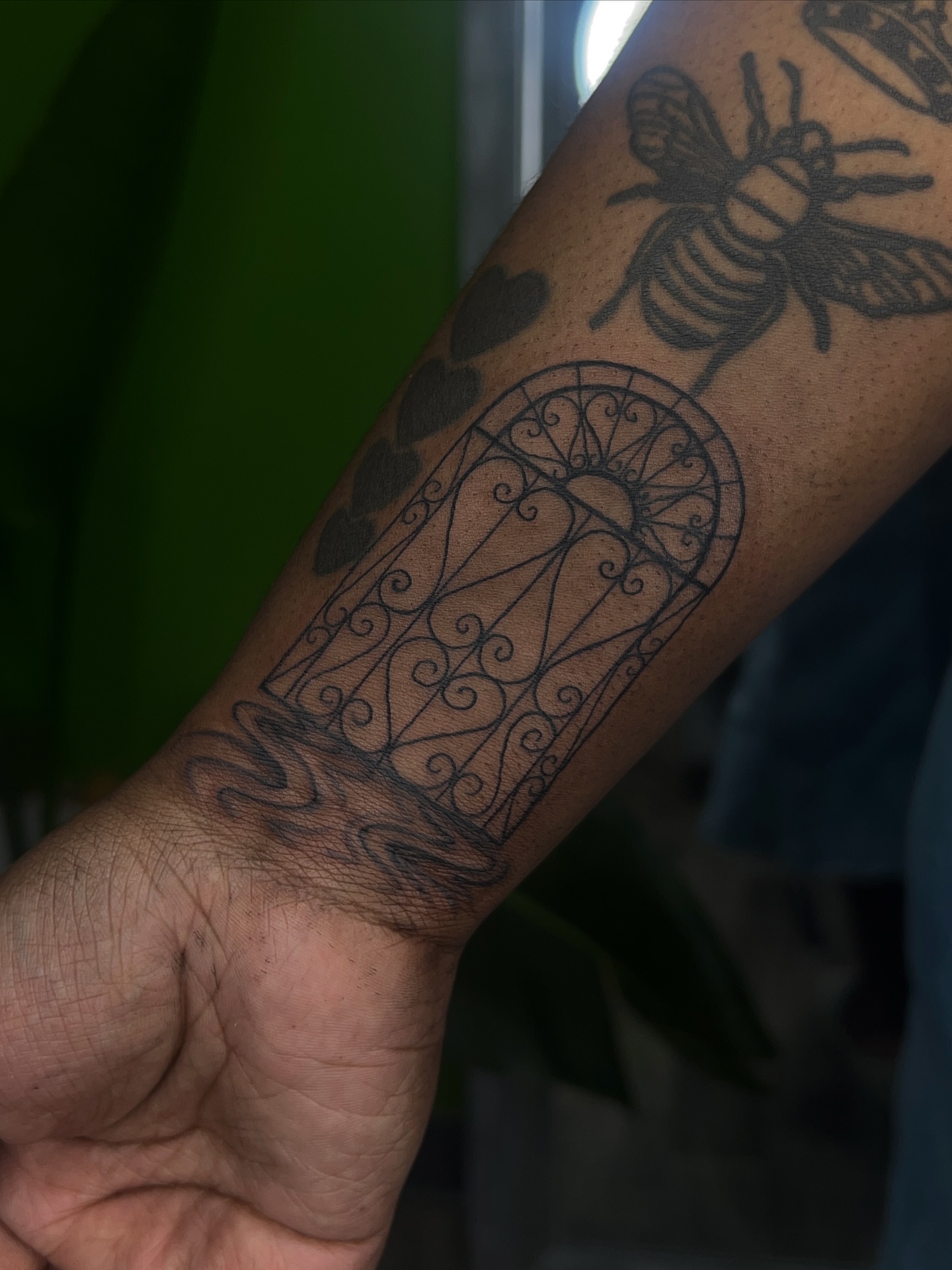 Tattoo by @pokedbyclo — black_and_grey