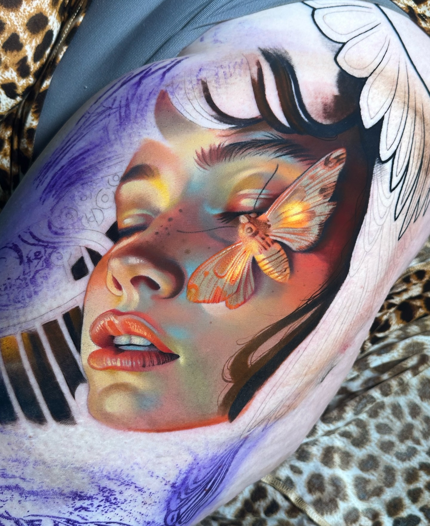 Tattoo by @burtsbenis — realism, surrealism