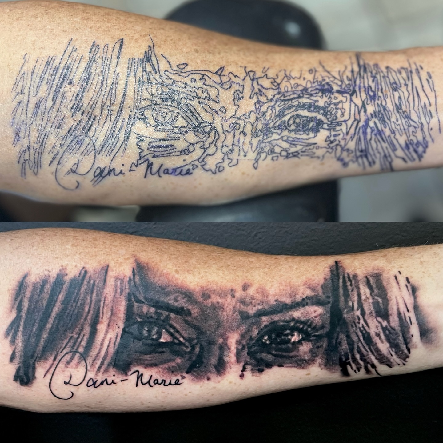 Tattoo by @lordbregatron — black_and_grey