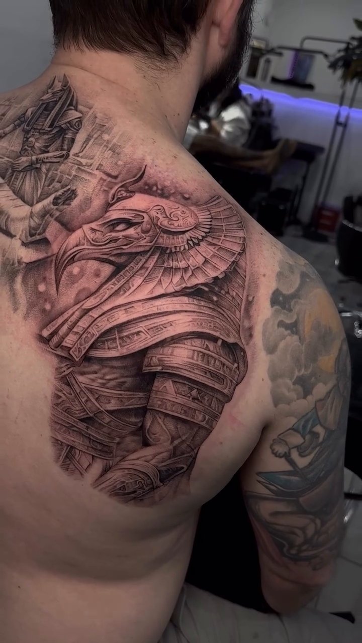Tattoo by @dead_im_sure — realism, black_and_grey
