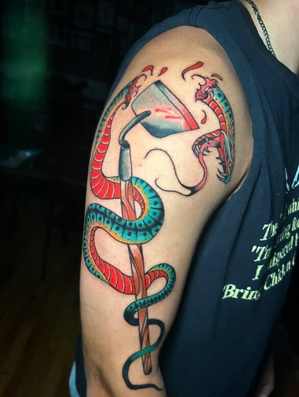 Tattoo by @colemartintattoos — american_traditional