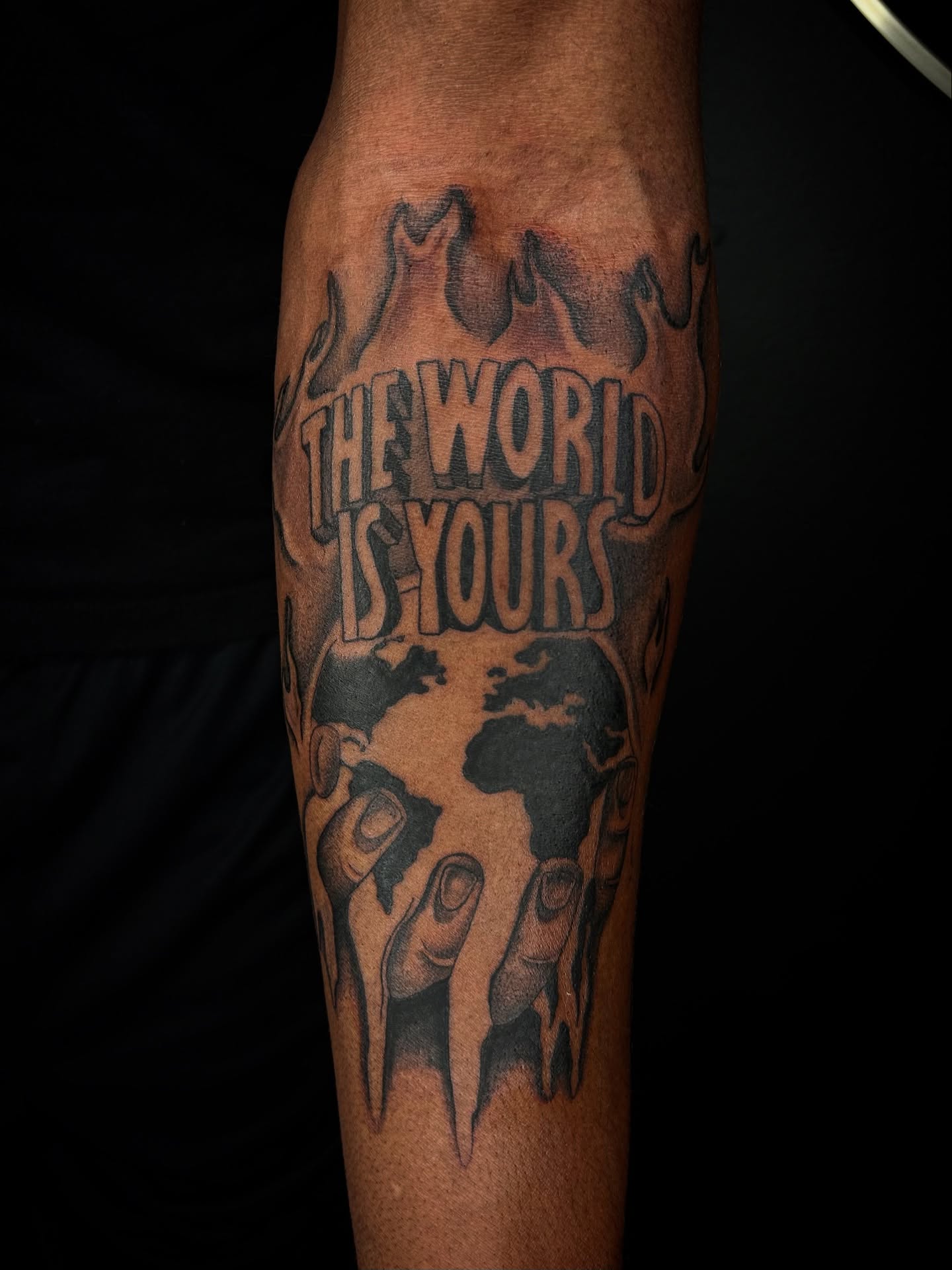 Tattoo by @inkstinctual — black_and_grey