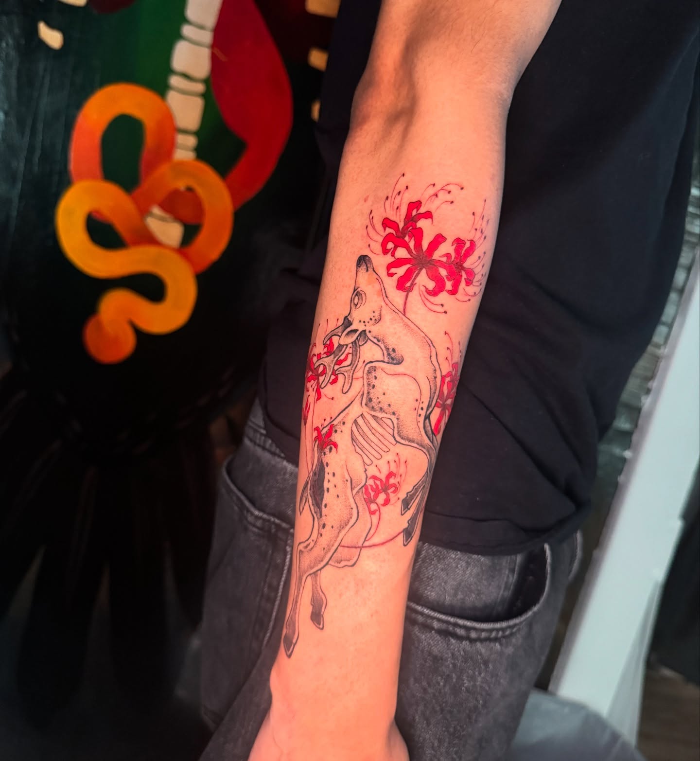 Tattoo by @izfisch — dotwork