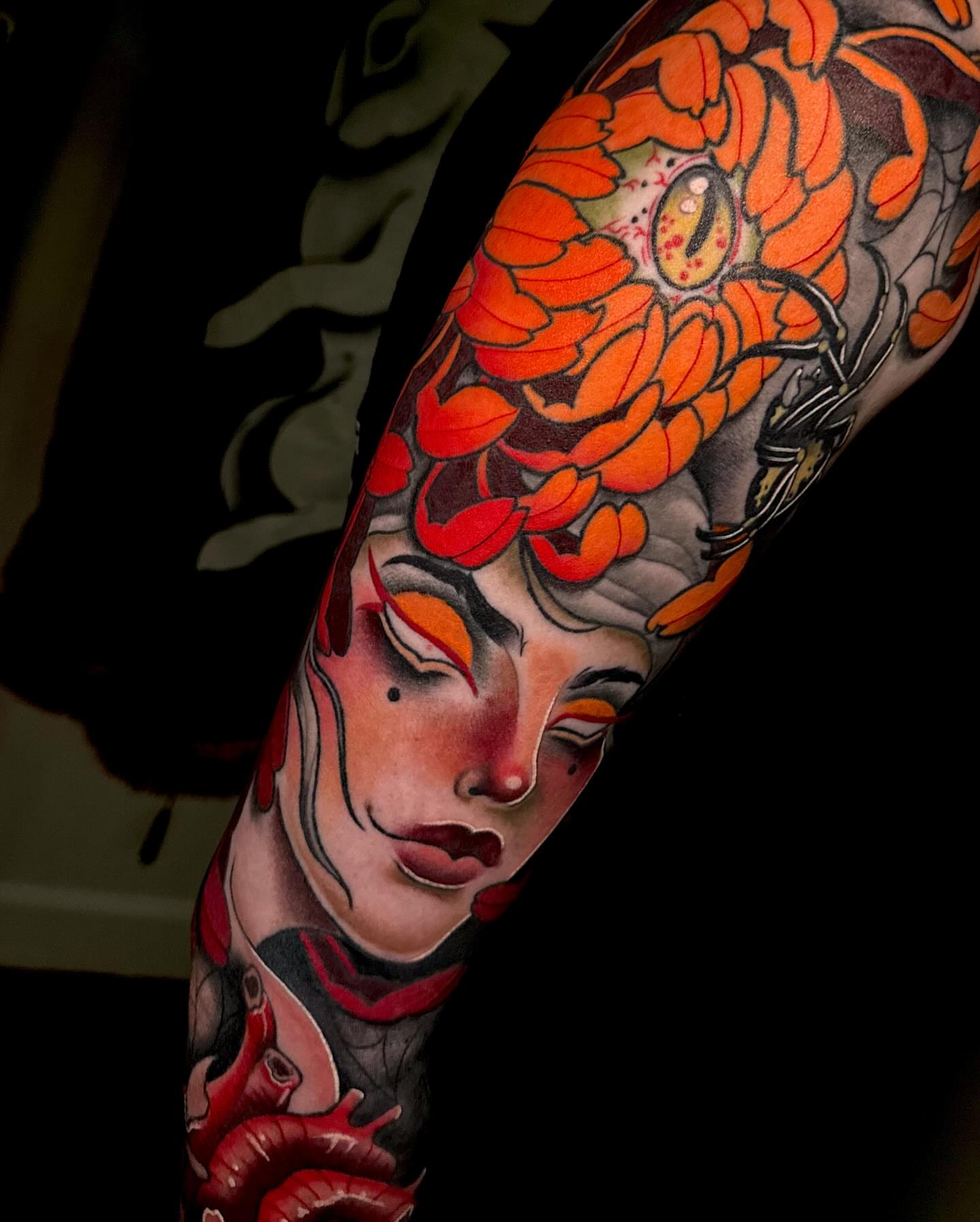 Tattoo by @copperbunnyink — japanese_irezumi, realism