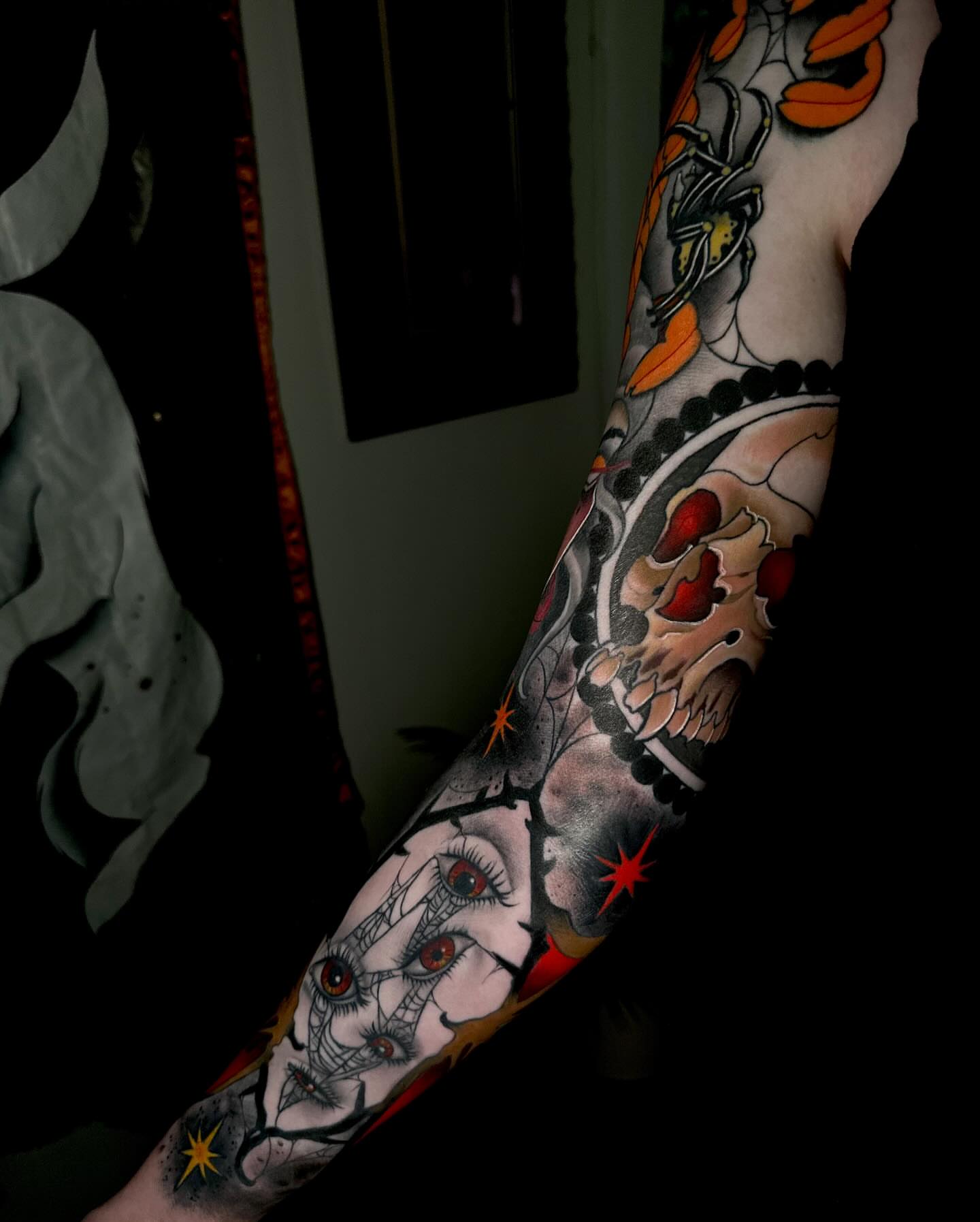 Tattoo by @copperbunnyink — american_traditional, dark_realism