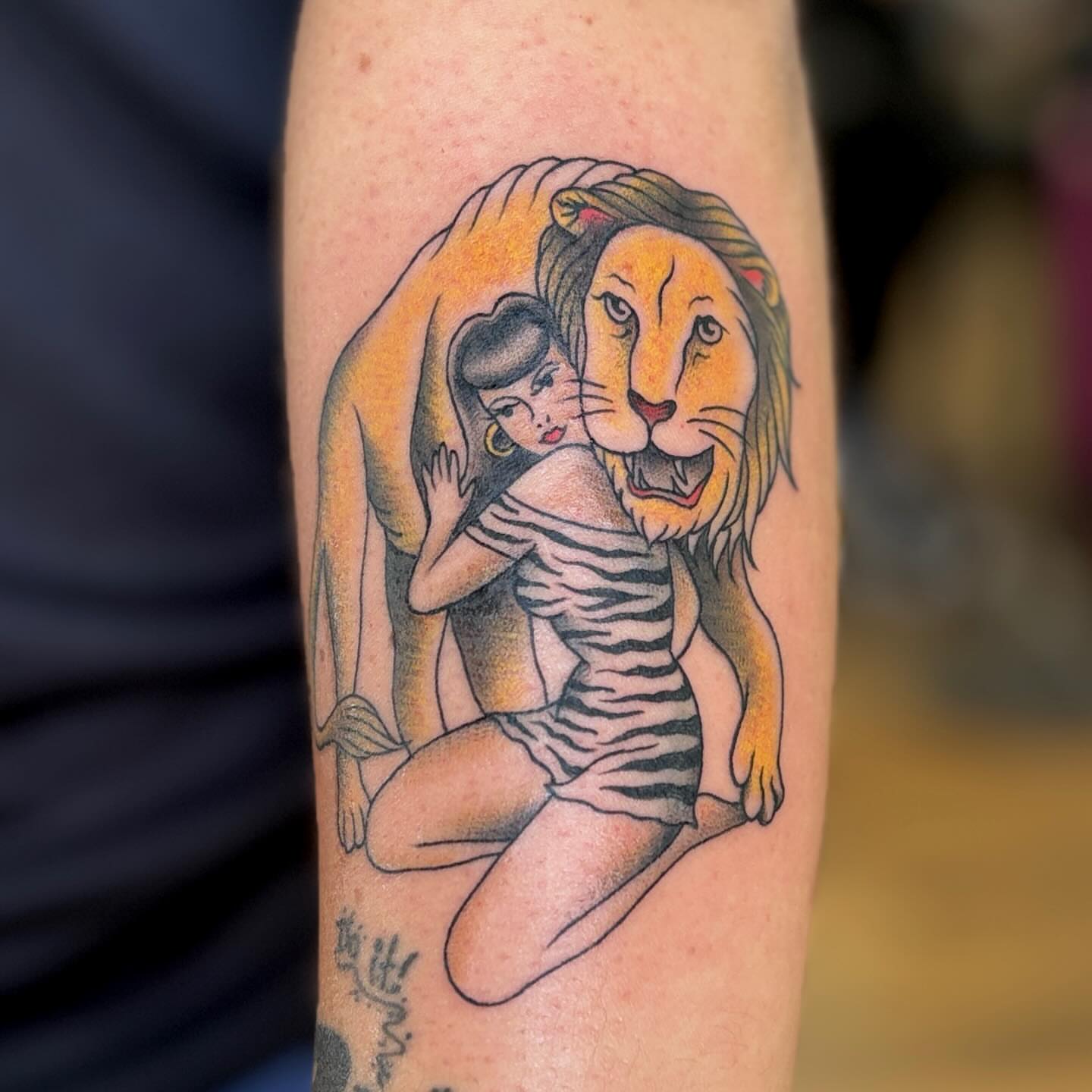 Tattoo by @peytonhaastattoo — american_traditional, realism