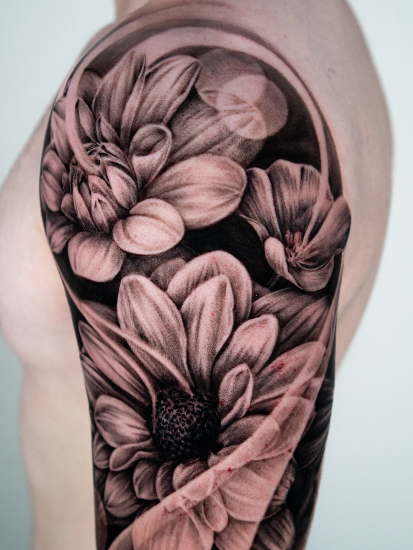 Tattoo by @dosantosink — realism, black_and_grey