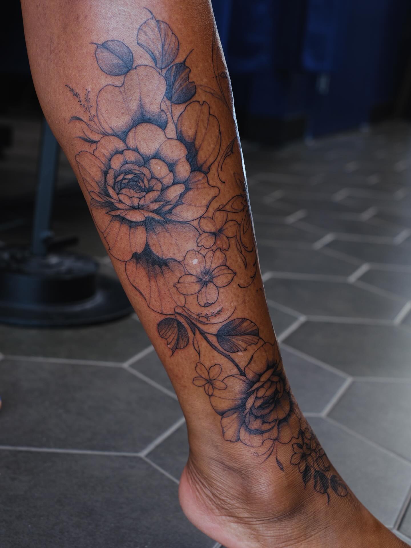 Tattoo by @billy.holistic — black_and_grey
